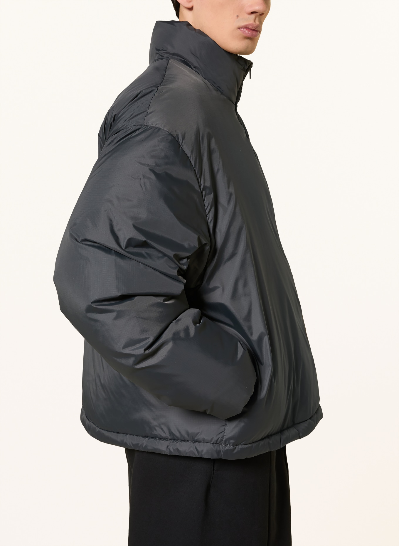 ESSENTIALS - FEAR OF GOD Oversized-Daunenjacke: DUNKELGRAU