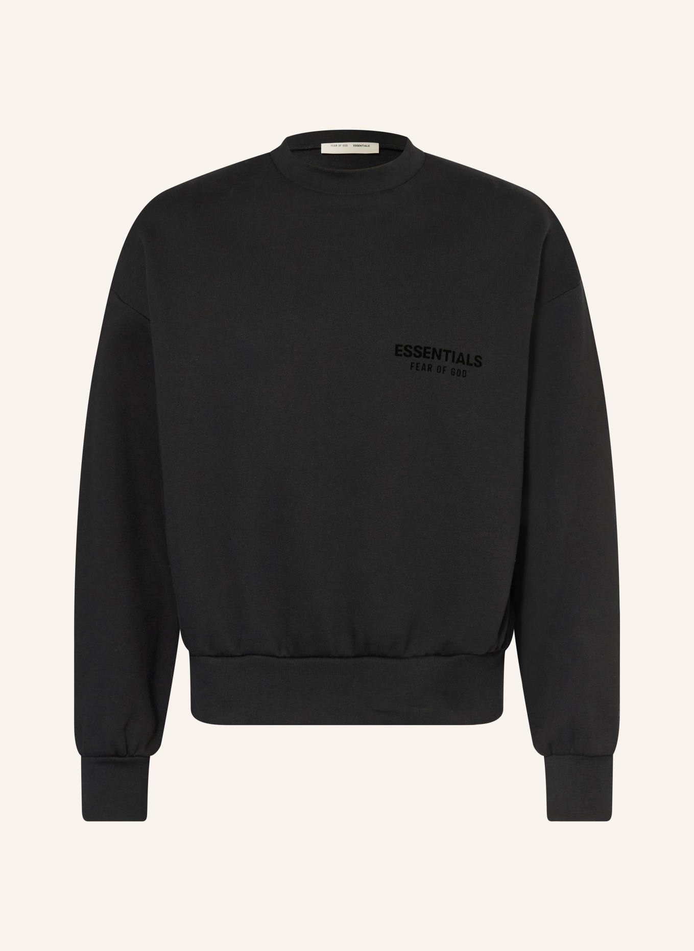 ESSENTIALS - FEAR OF GOD Oversized-Sweatshirt: SCHWARZ