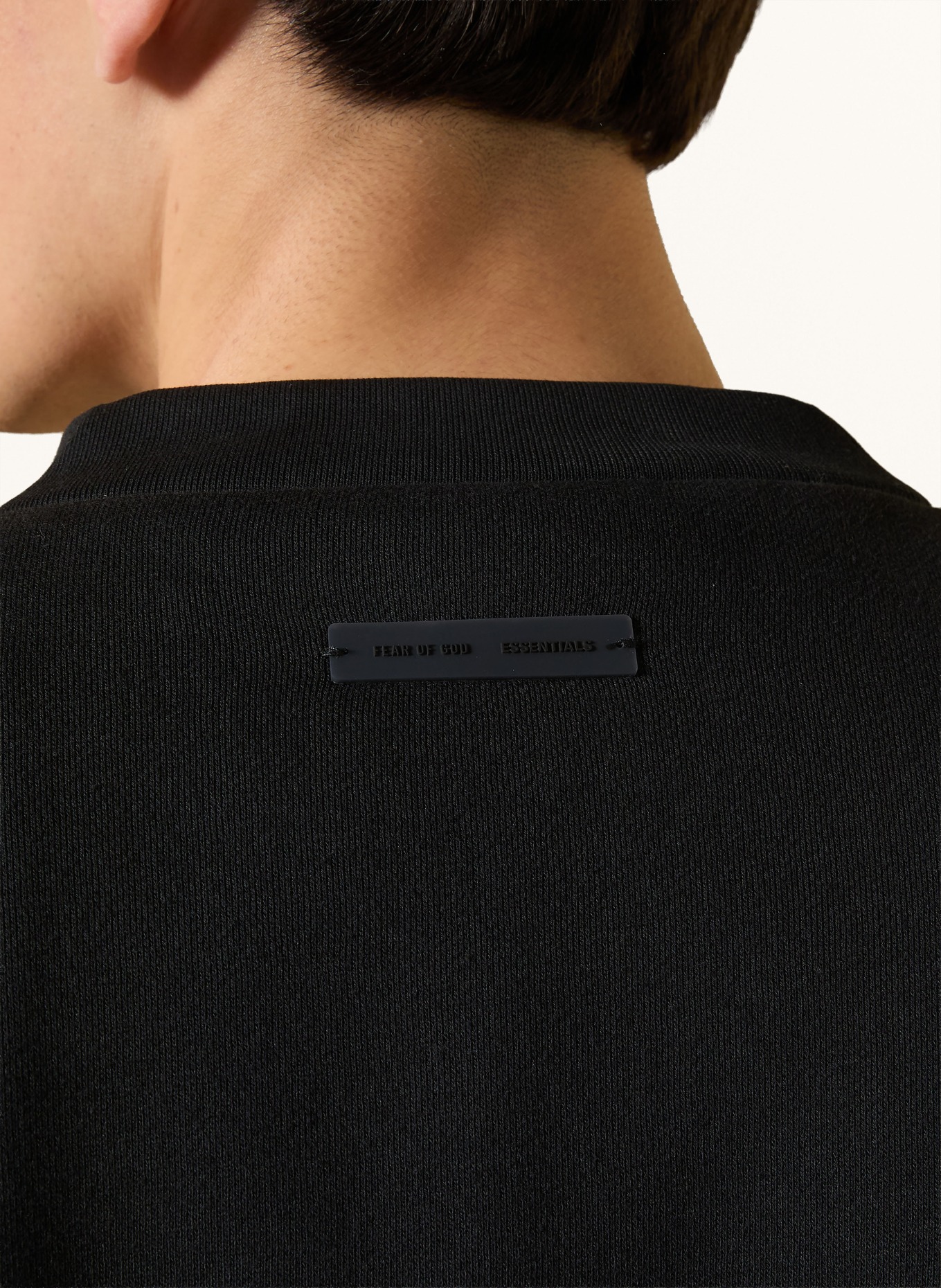 ESSENTIALS - FEAR OF GOD Oversized-Sweatshirt: SCHWARZ