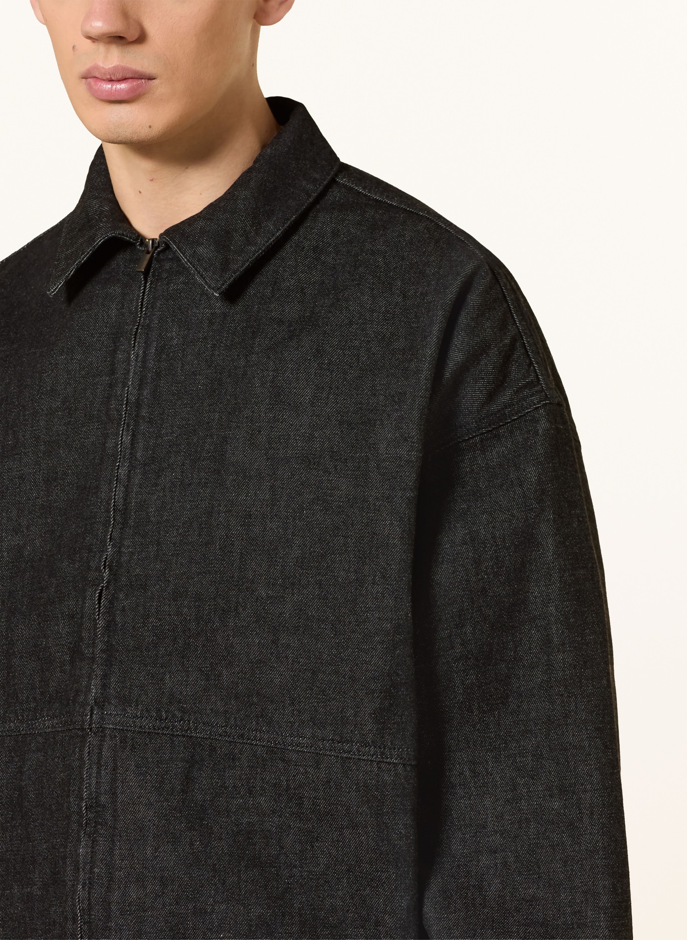 ESSENTIALS - FEAR OF GOD Jeansjacke: VINTAGE BLACK