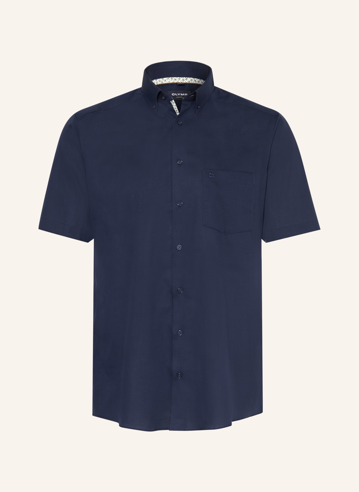 OLYMP Kurzarm-Hemd Luxor modern fit: DUNKELBLAU