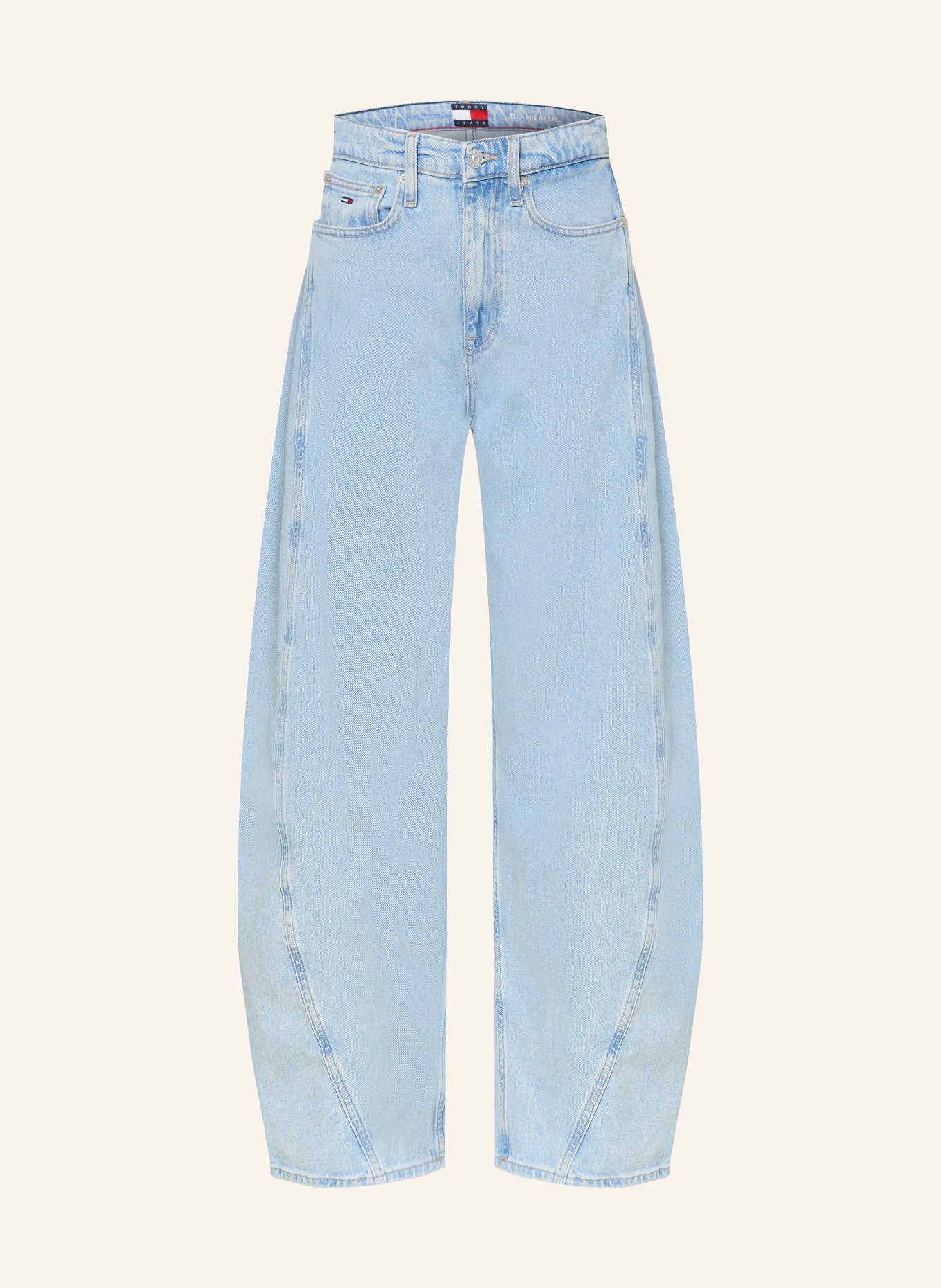 TOMMY JEANS Džíny Barrel ELLA: 1AB Denim Light