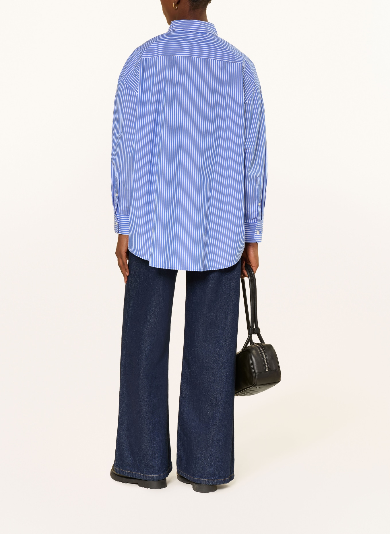 TOMMY JEANS Chemisier: BLEU / BLANC