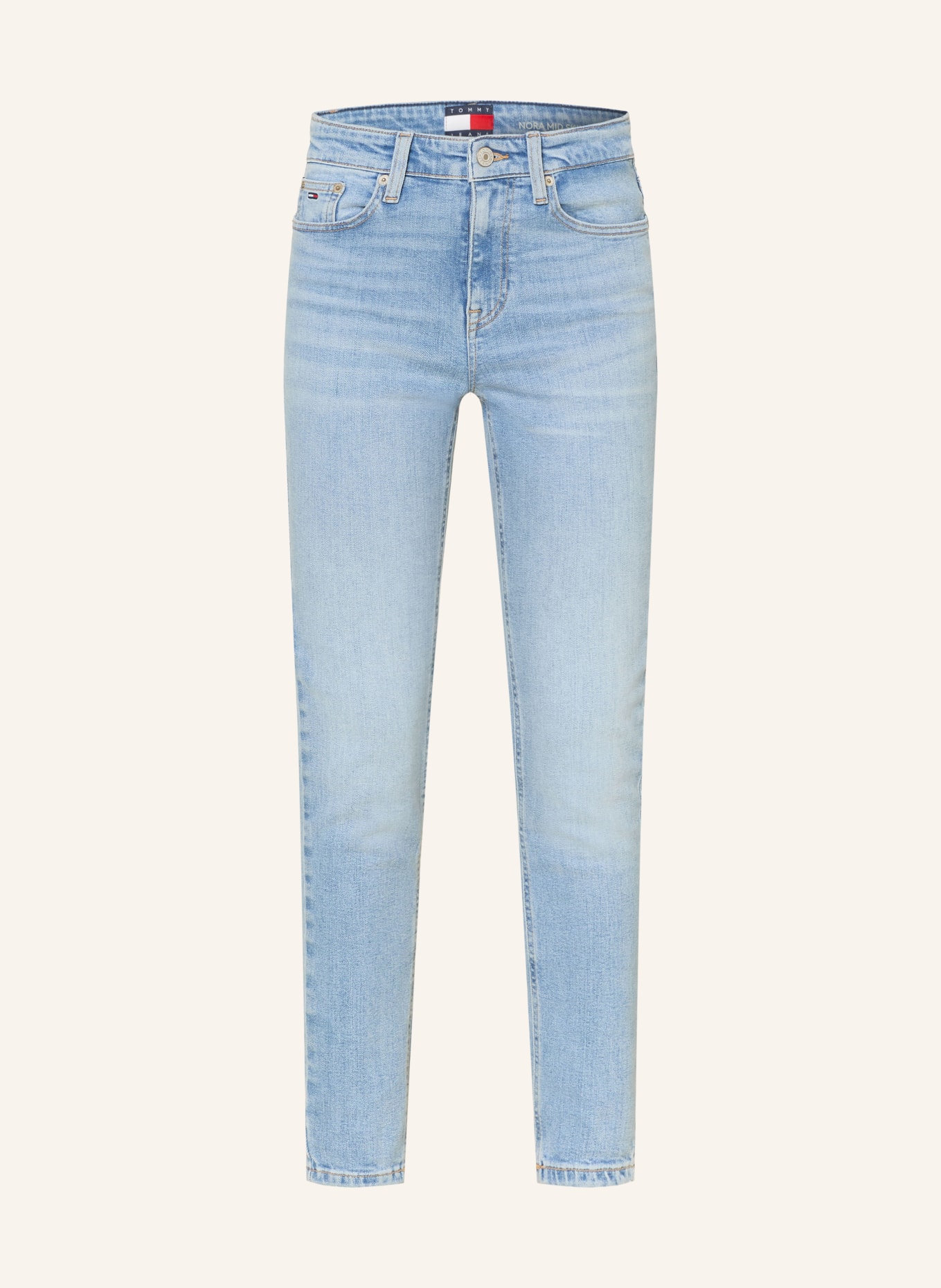 TOMMY JEANS NORA Skinny Jeans: 1AB Denim Light