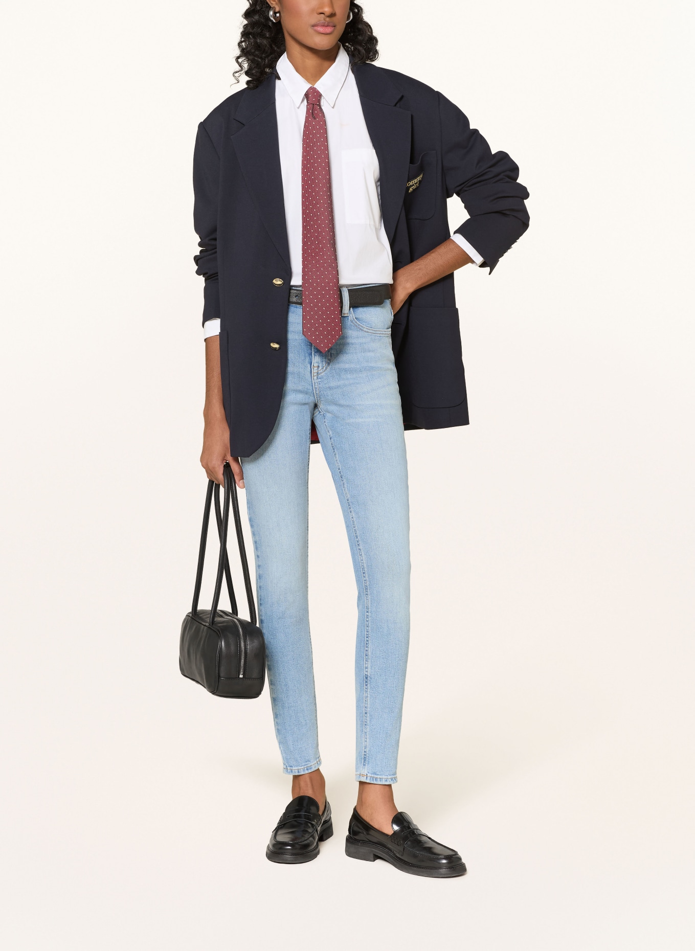 TOMMY JEANS NORA Skinny Jeans: 1AB Denim Light