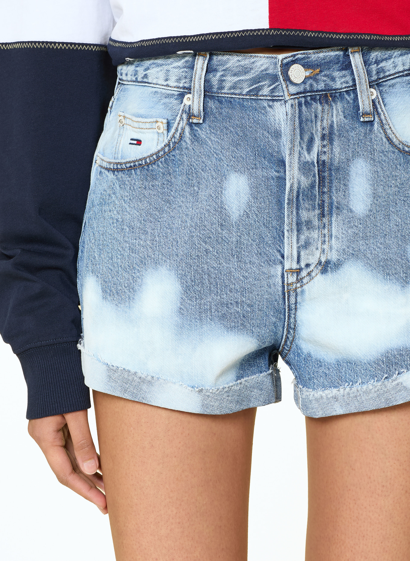 TOMMY JEANS Jeansshorts: 1AB Denim Light