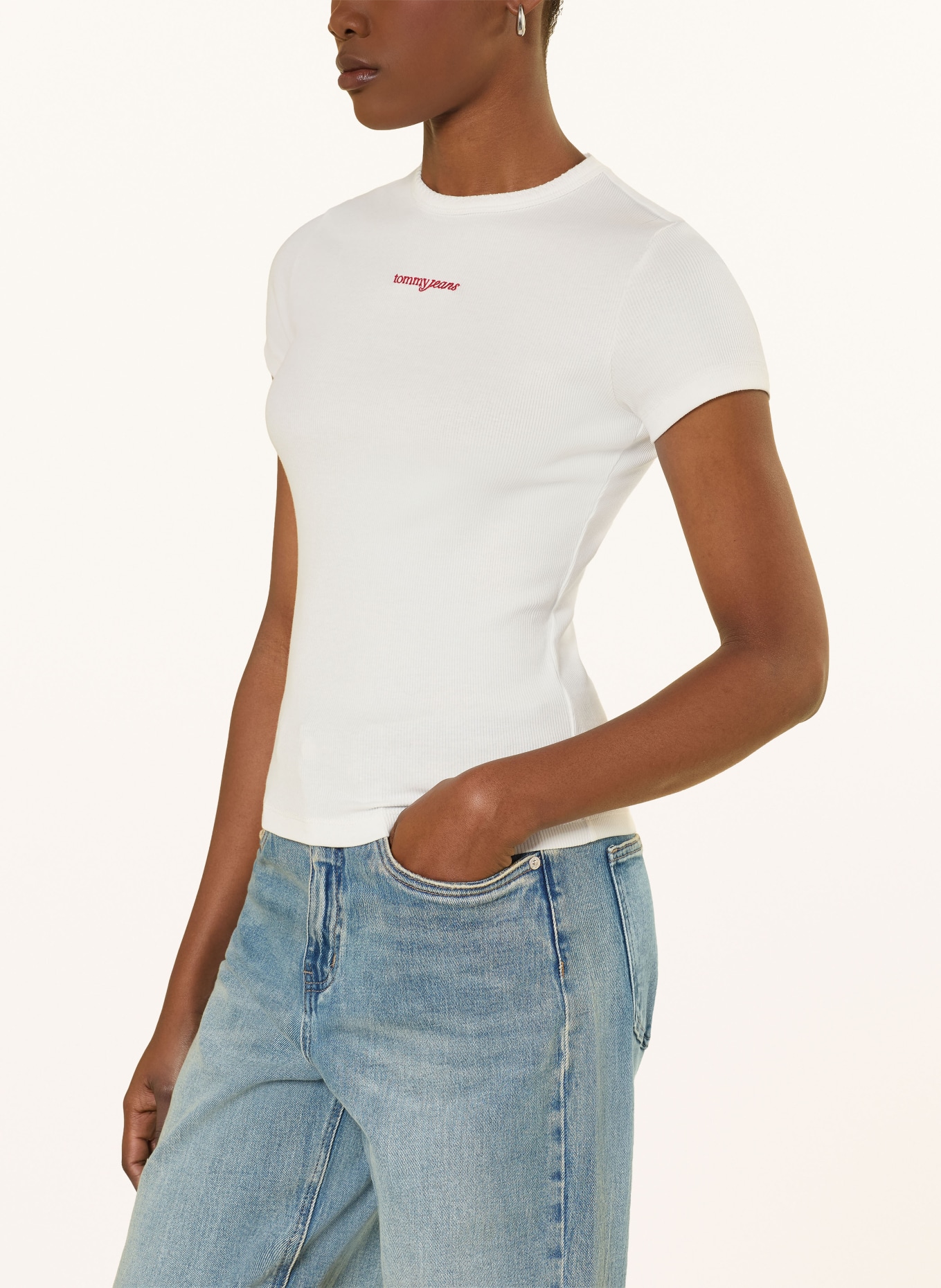 TOMMY JEANS T-shirt: ECRU