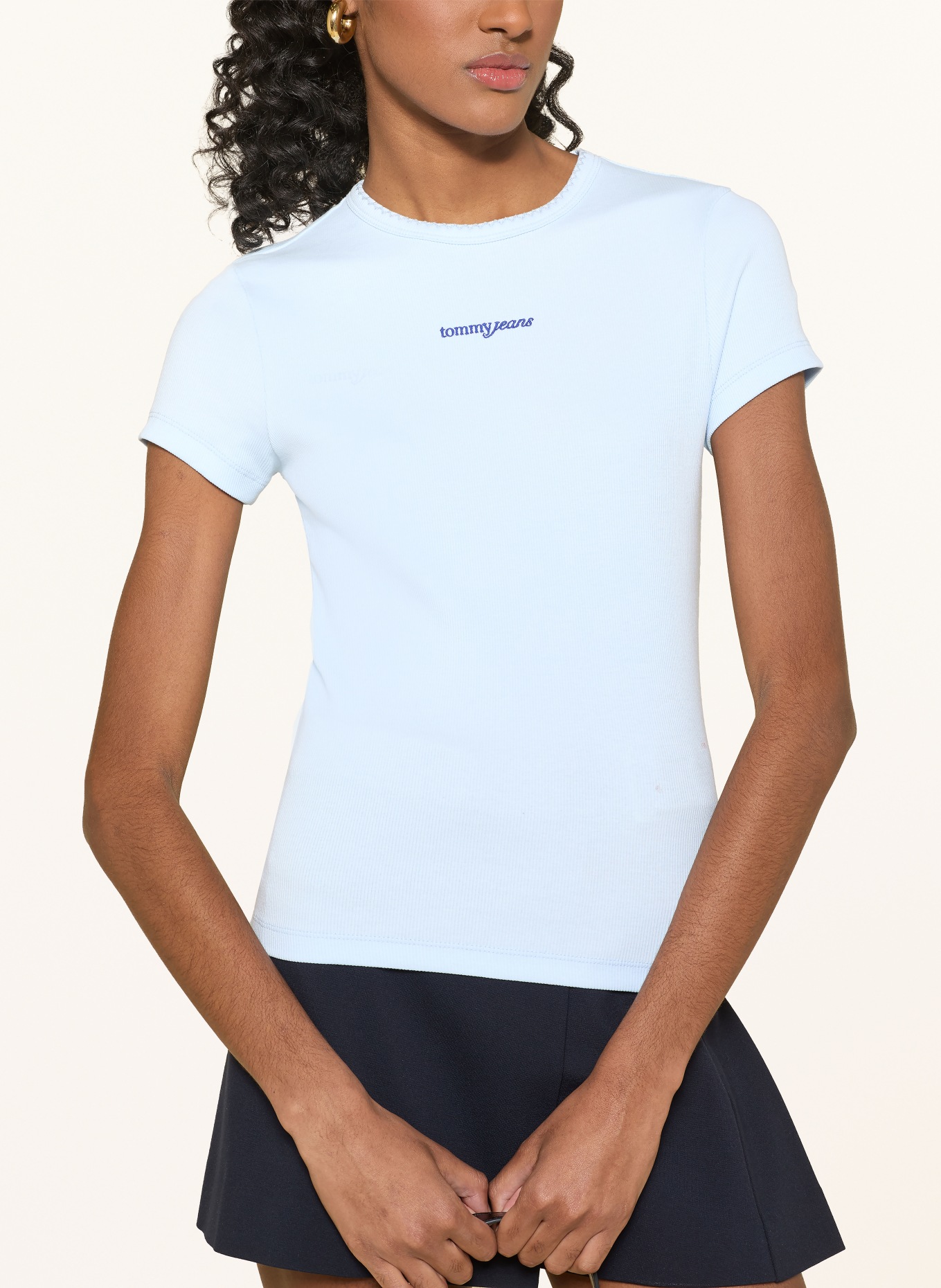 TOMMY JEANS T-shirt: LIGHT BLUE