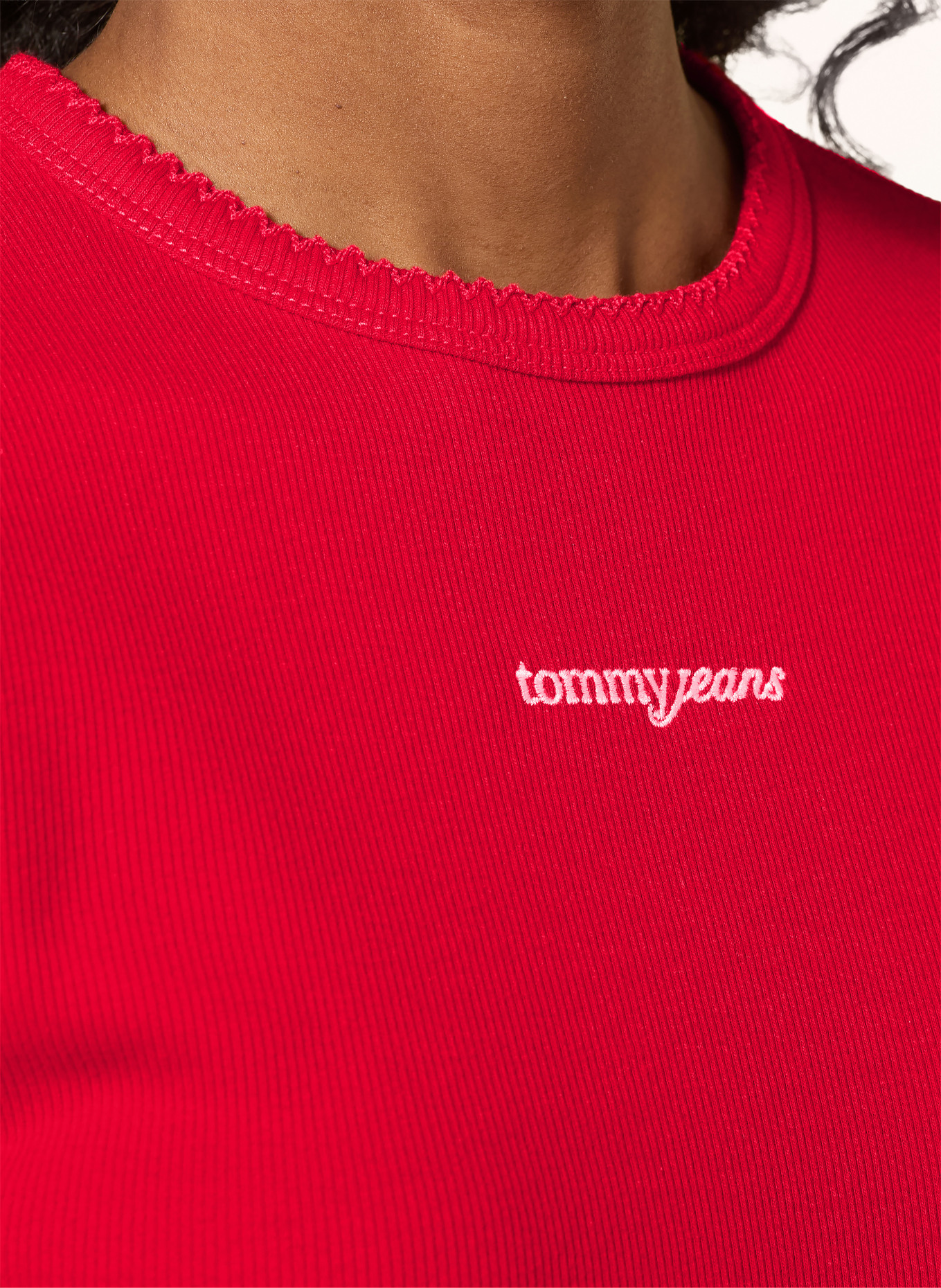 TOMMY JEANS T-shirt: RED