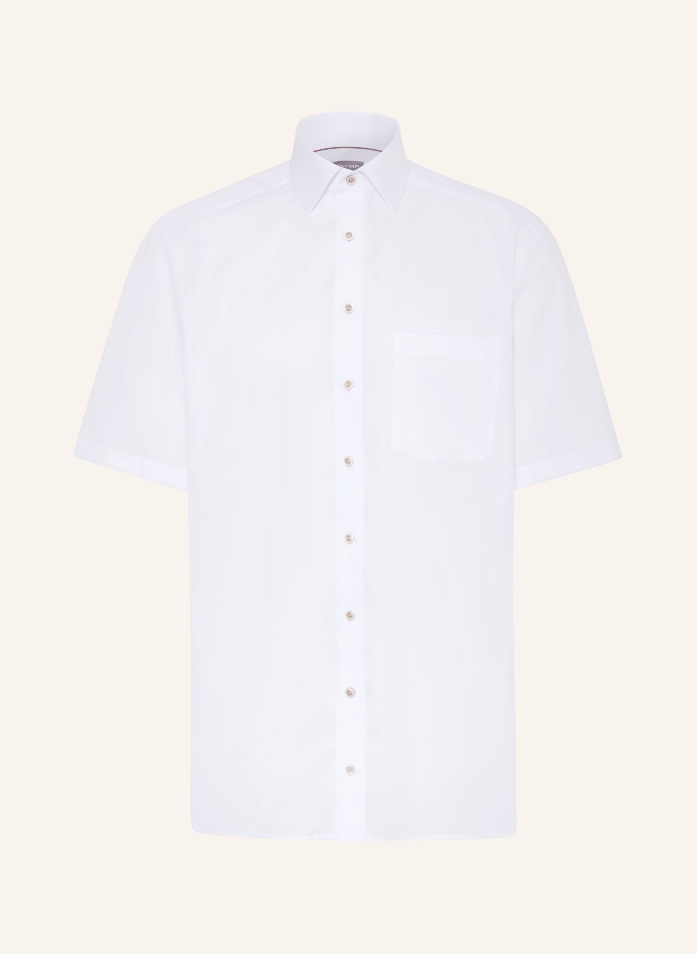 OLYMP Kurzarm-Hemd Luxor comfort fit: WEISS