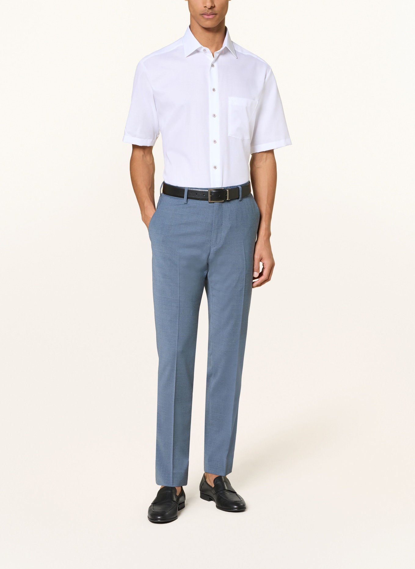 OLYMP Kurzarm-Hemd Luxor comfort fit: WEISS