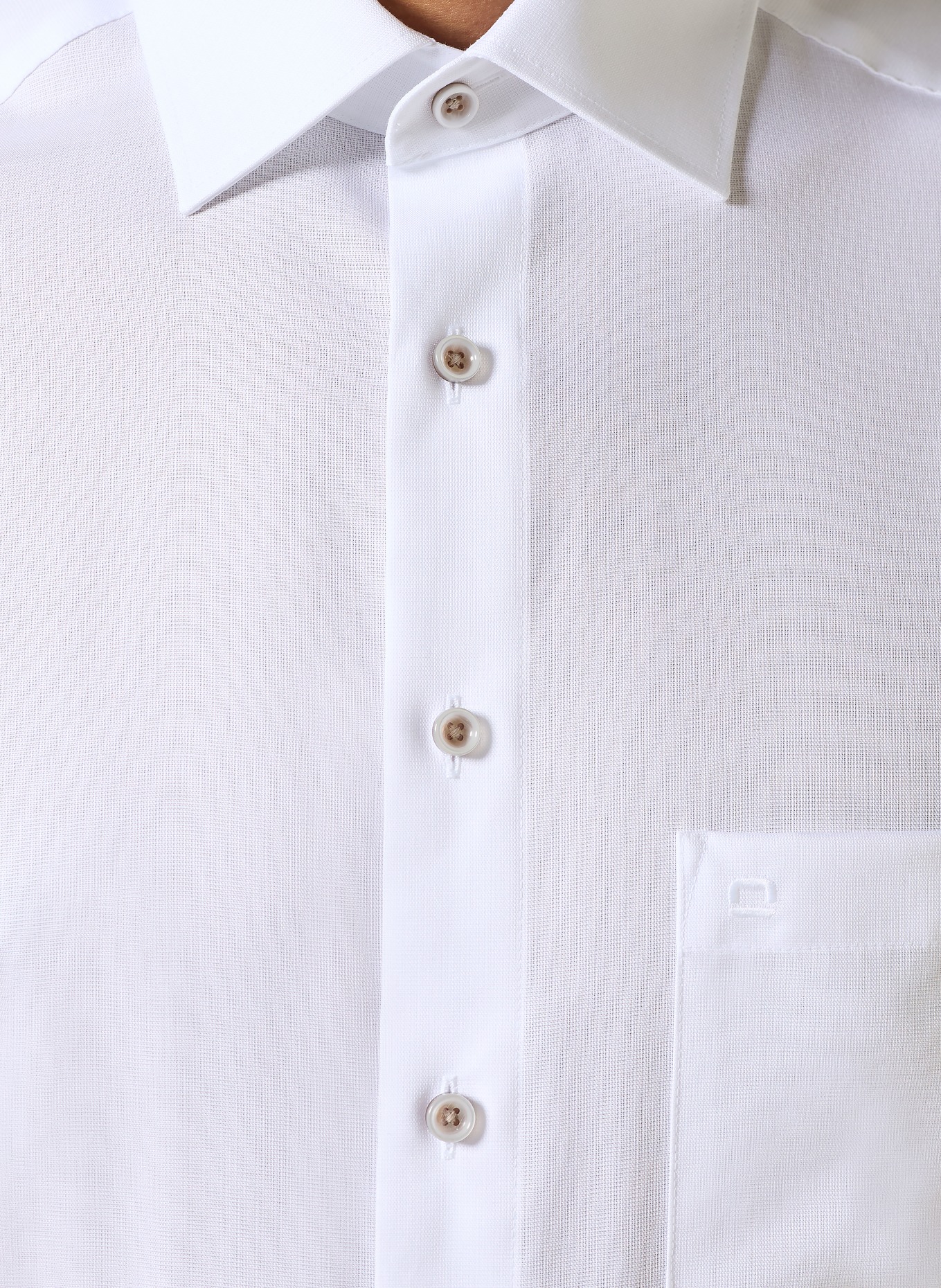 OLYMP Kurzarm-Hemd Luxor comfort fit: WEISS