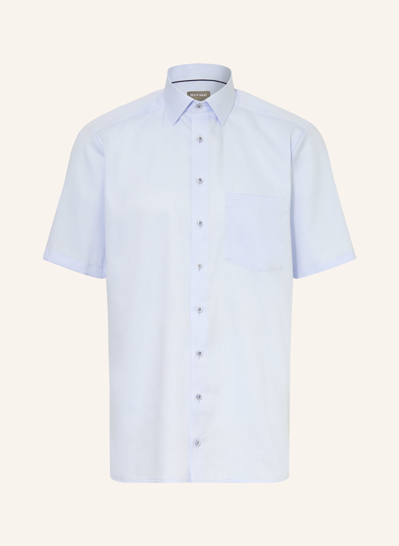 OLYMP Kurzarm-Hemd Luxor comfort fit: HELLBLAU