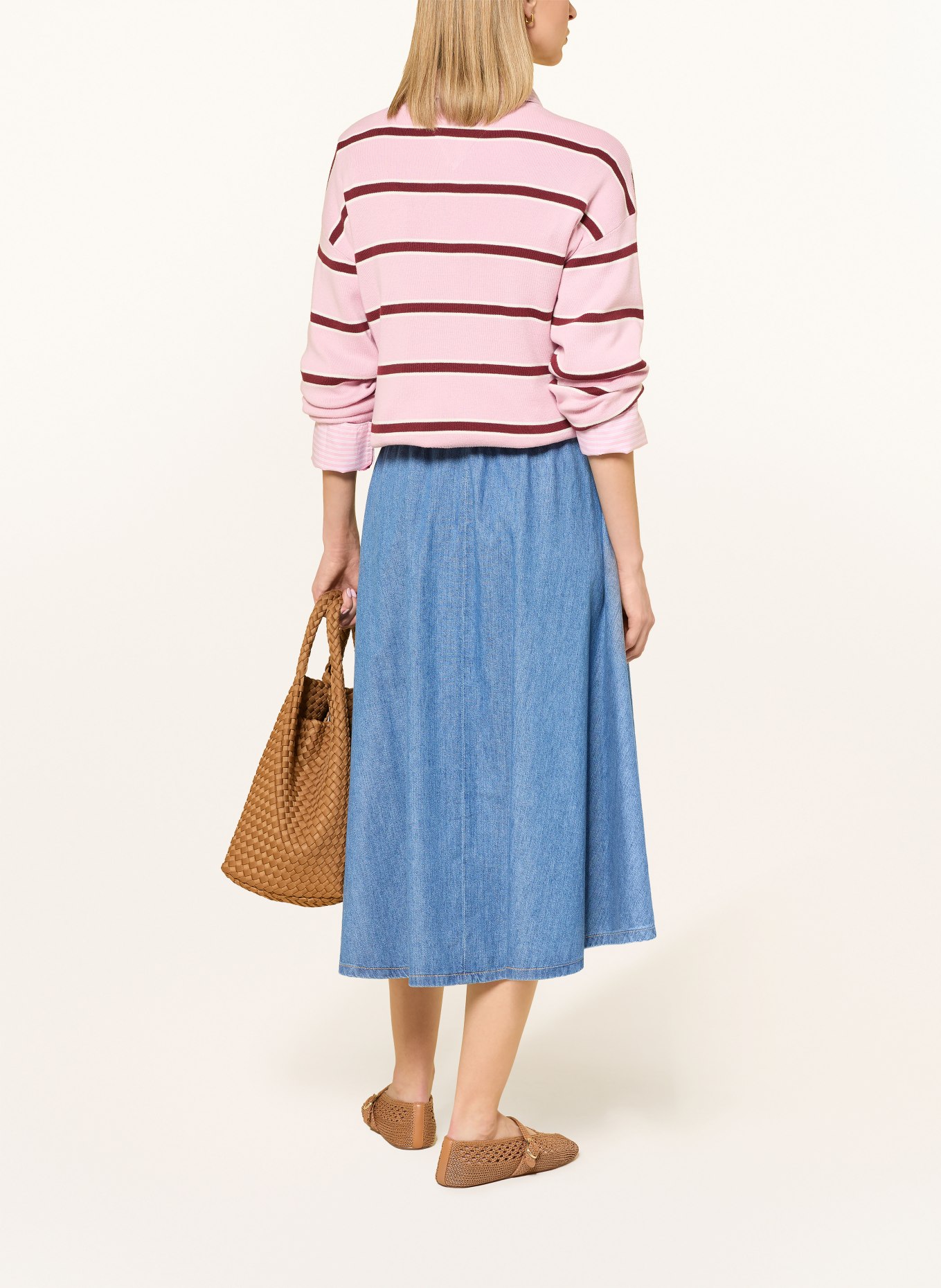 TOMMY HILFIGER Jeansrock: BLAU