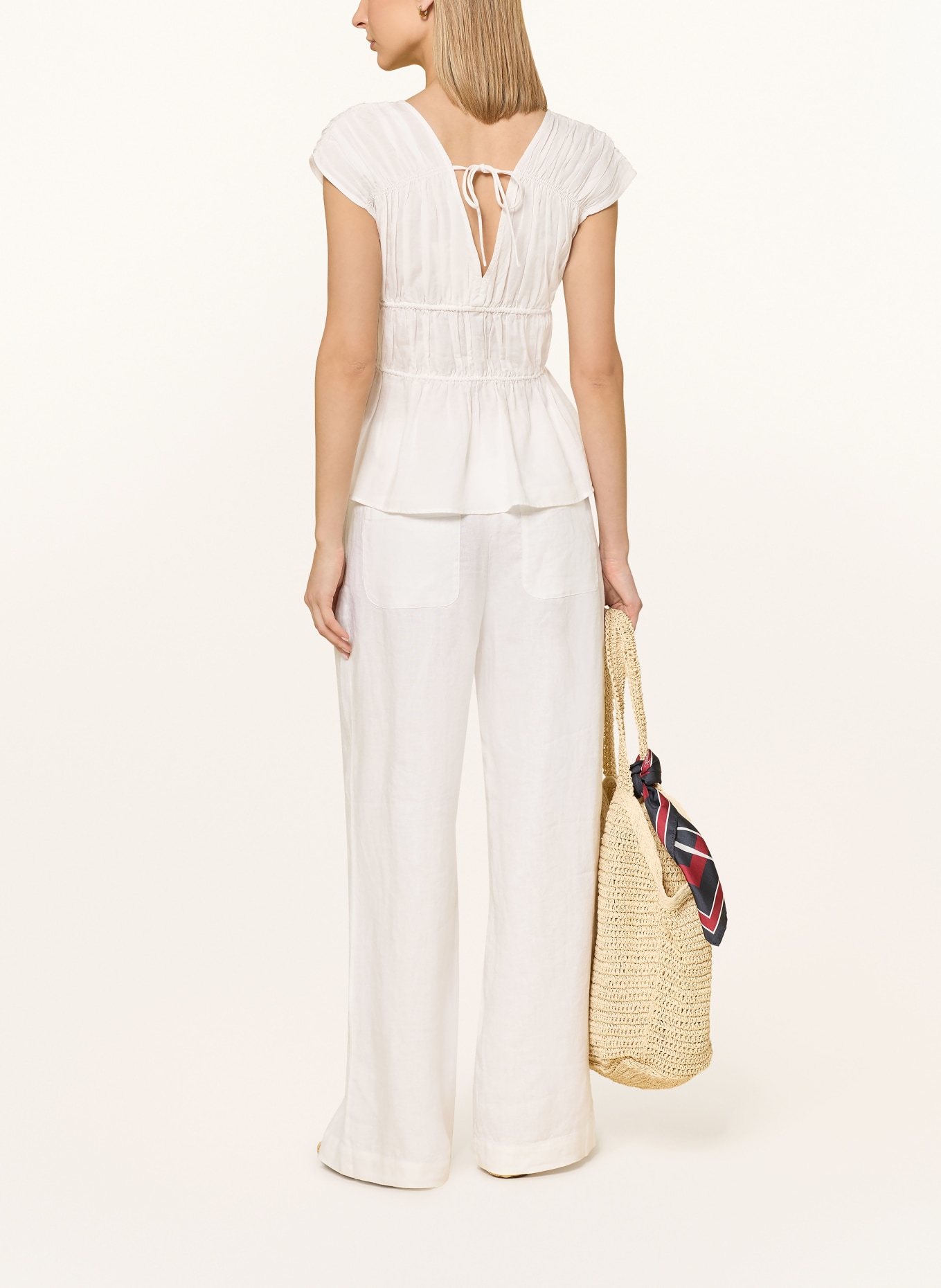 TOMMY HILFIGER Chemisier: ÉCRU