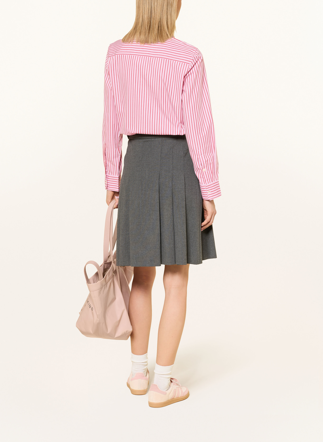 TOMMY HILFIGER Shirt: PINK / RED / BLACK