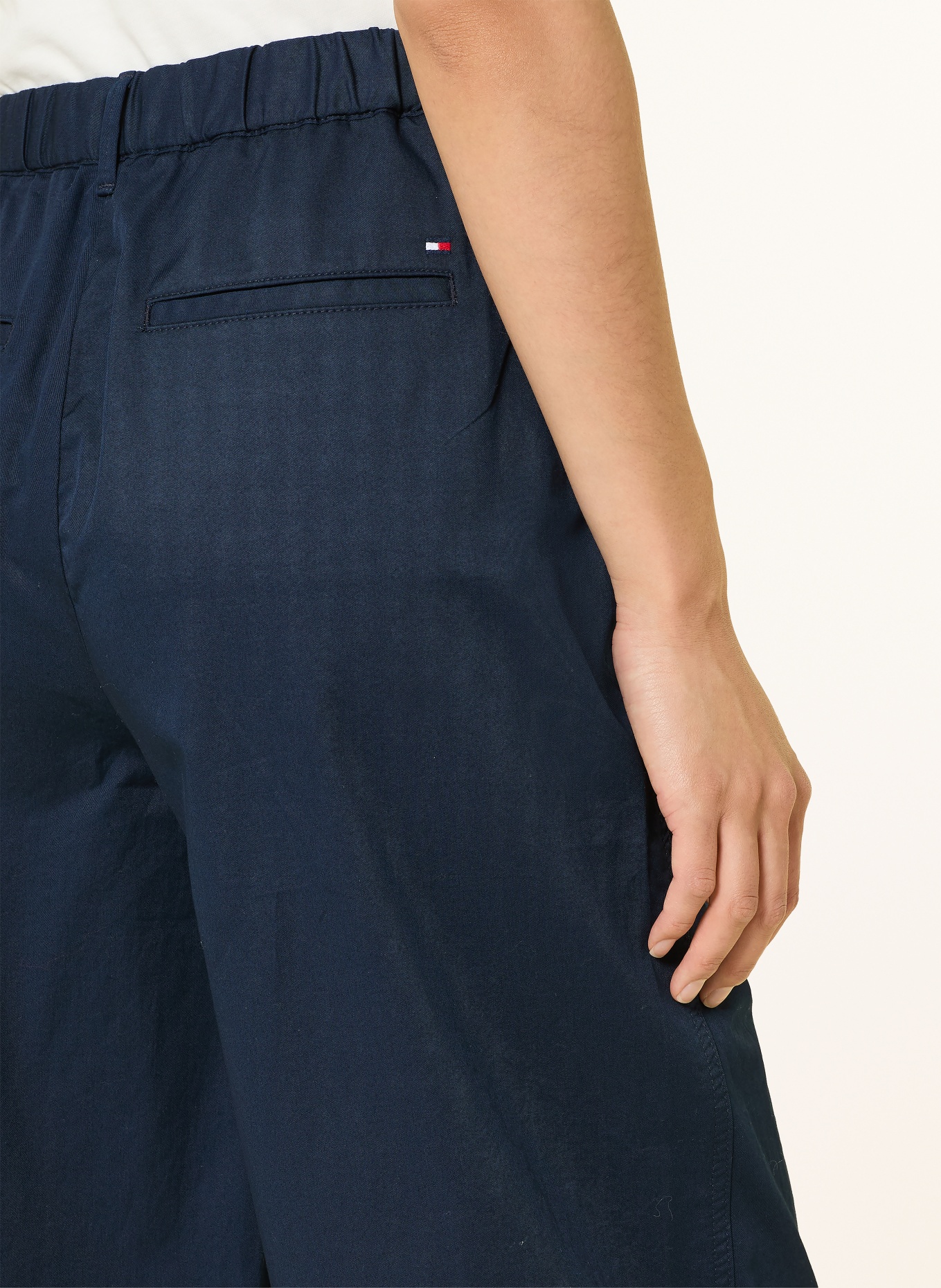 TOMMY HILFIGER 7/8 pants: DARK BLUE
