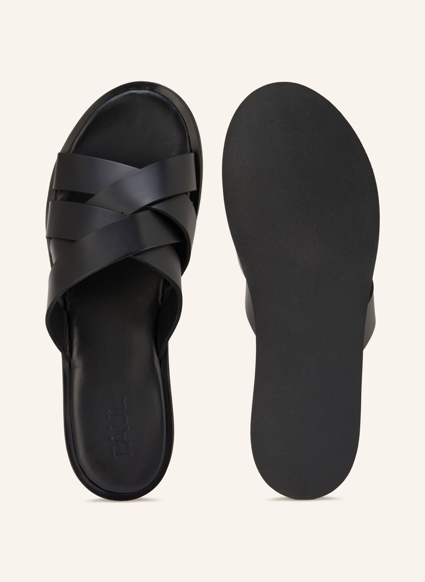 PAUL Pantoletten: SCHWARZ