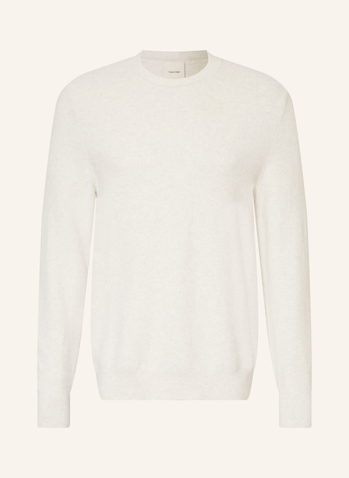 Calvin Klein Svetr: SVĚTLE ŠEDÁ
