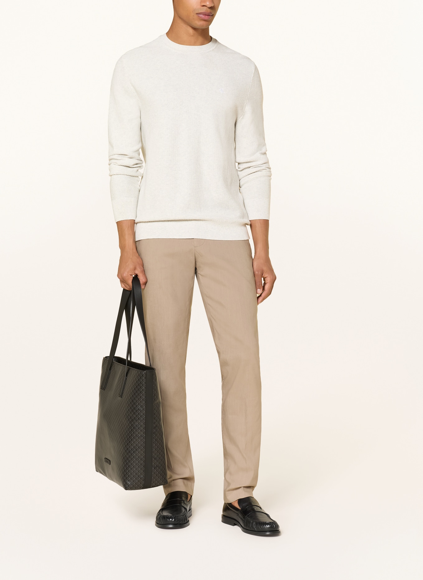 Calvin Klein Svetr: SVĚTLE ŠEDÁ