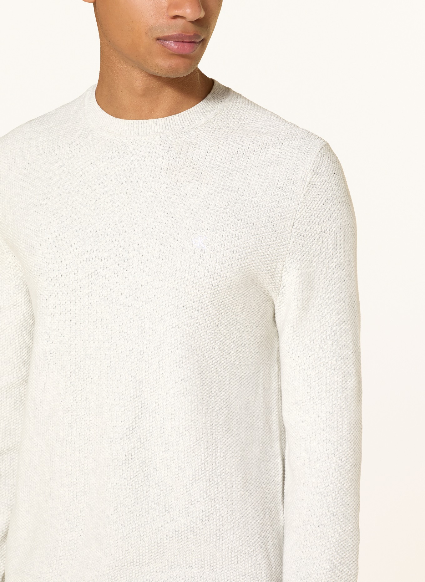 Calvin Klein Svetr: SVĚTLE ŠEDÁ