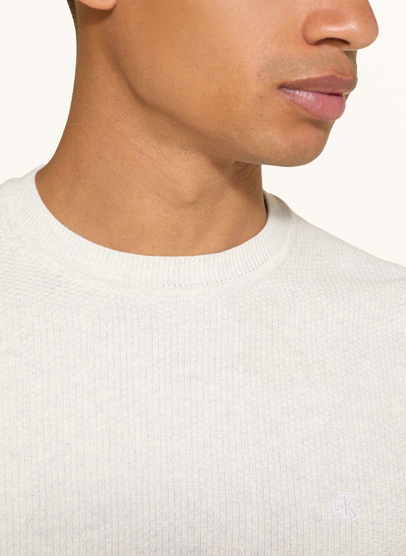 Calvin Klein Svetr: SVĚTLE ŠEDÁ