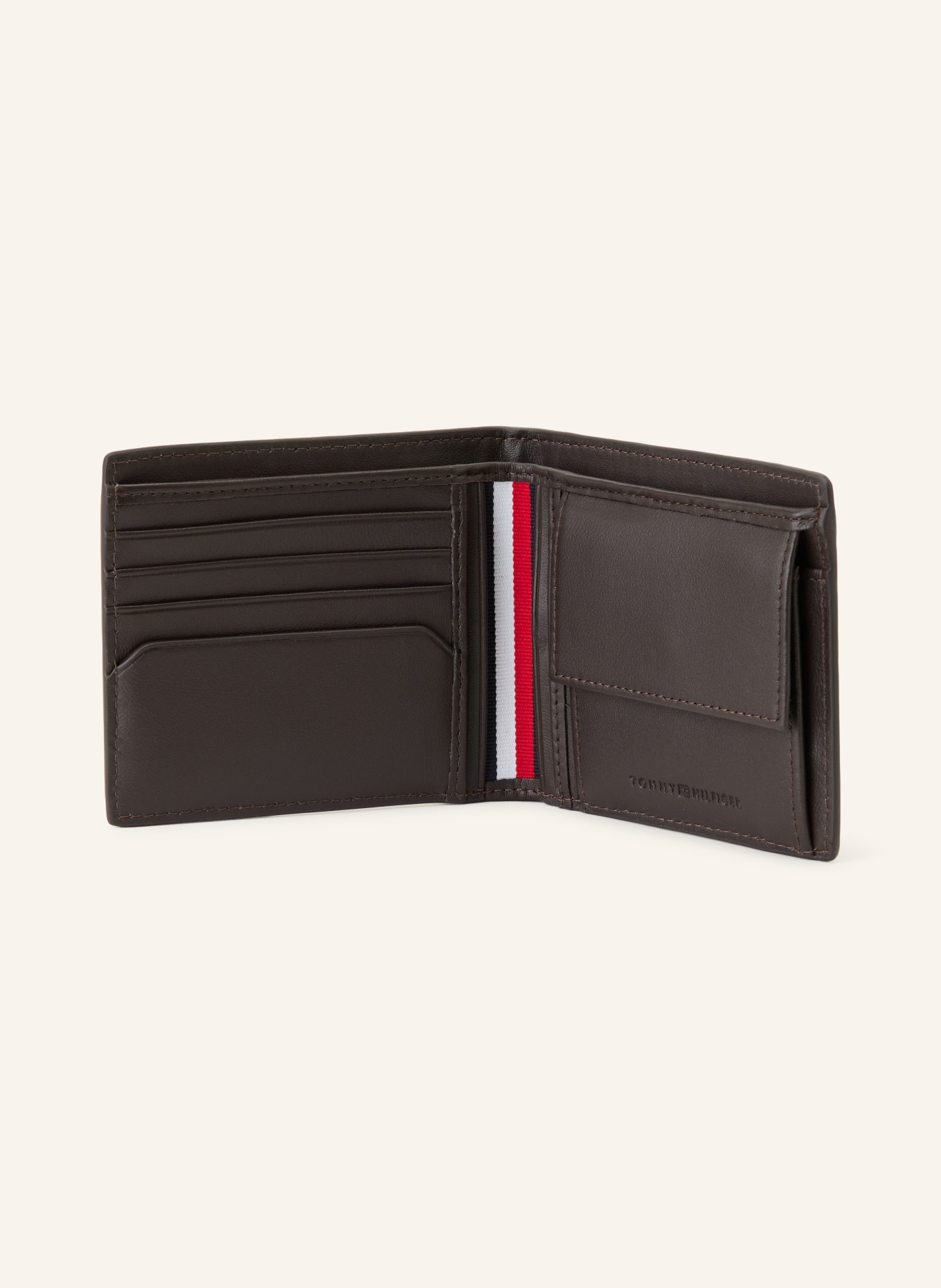 TOMMY HILFIGER Wallet: DARK BROWN
