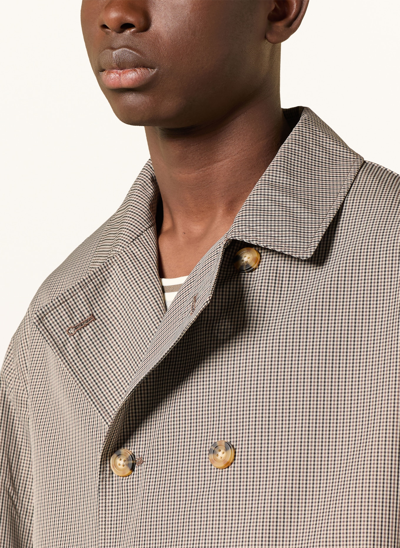 LES DEUX Trench coat: TAUPE / BEIGE / BLACK
