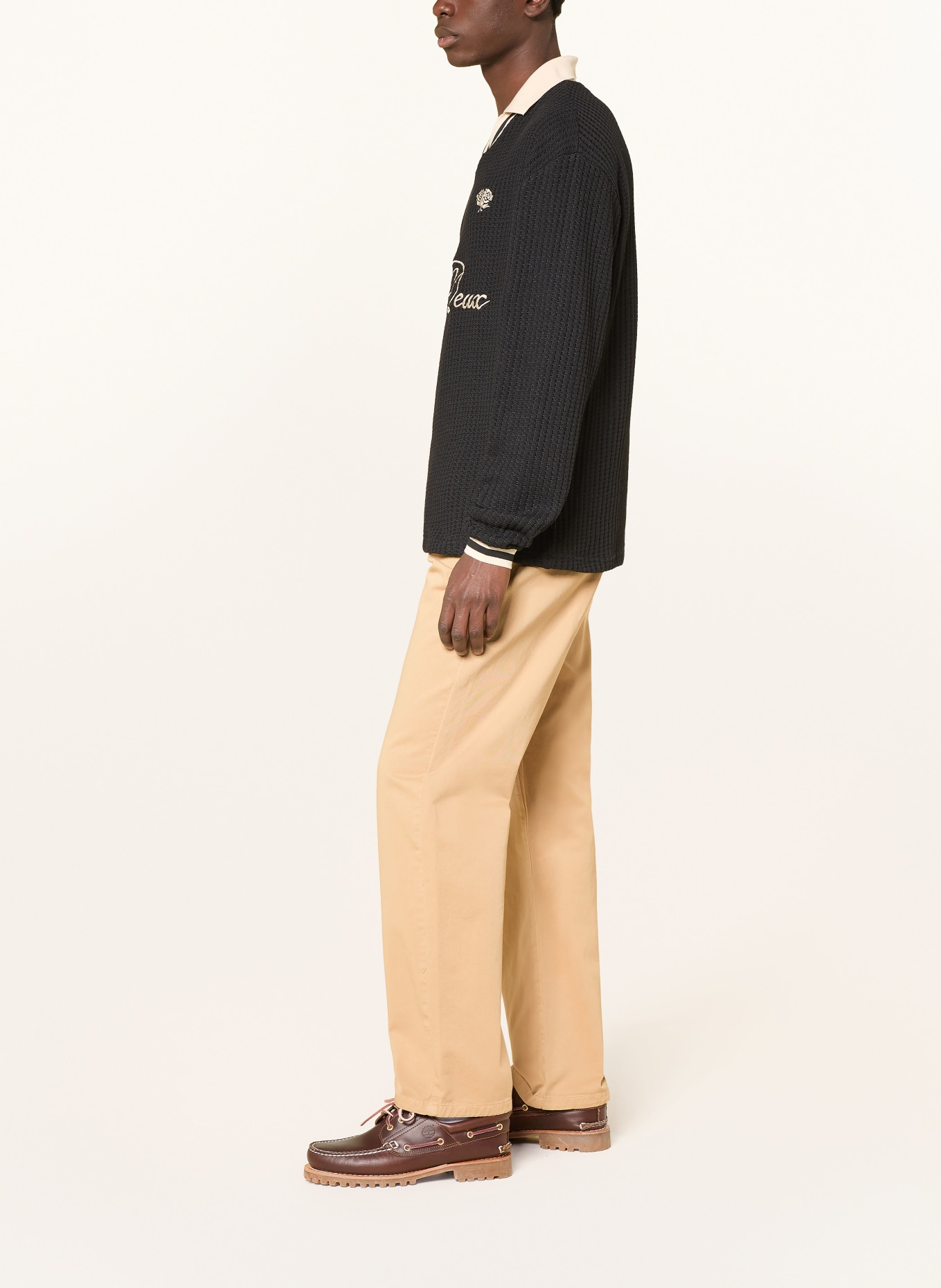 LES DEUX Spodnie chino o regularnym kroju: BEŻOWY