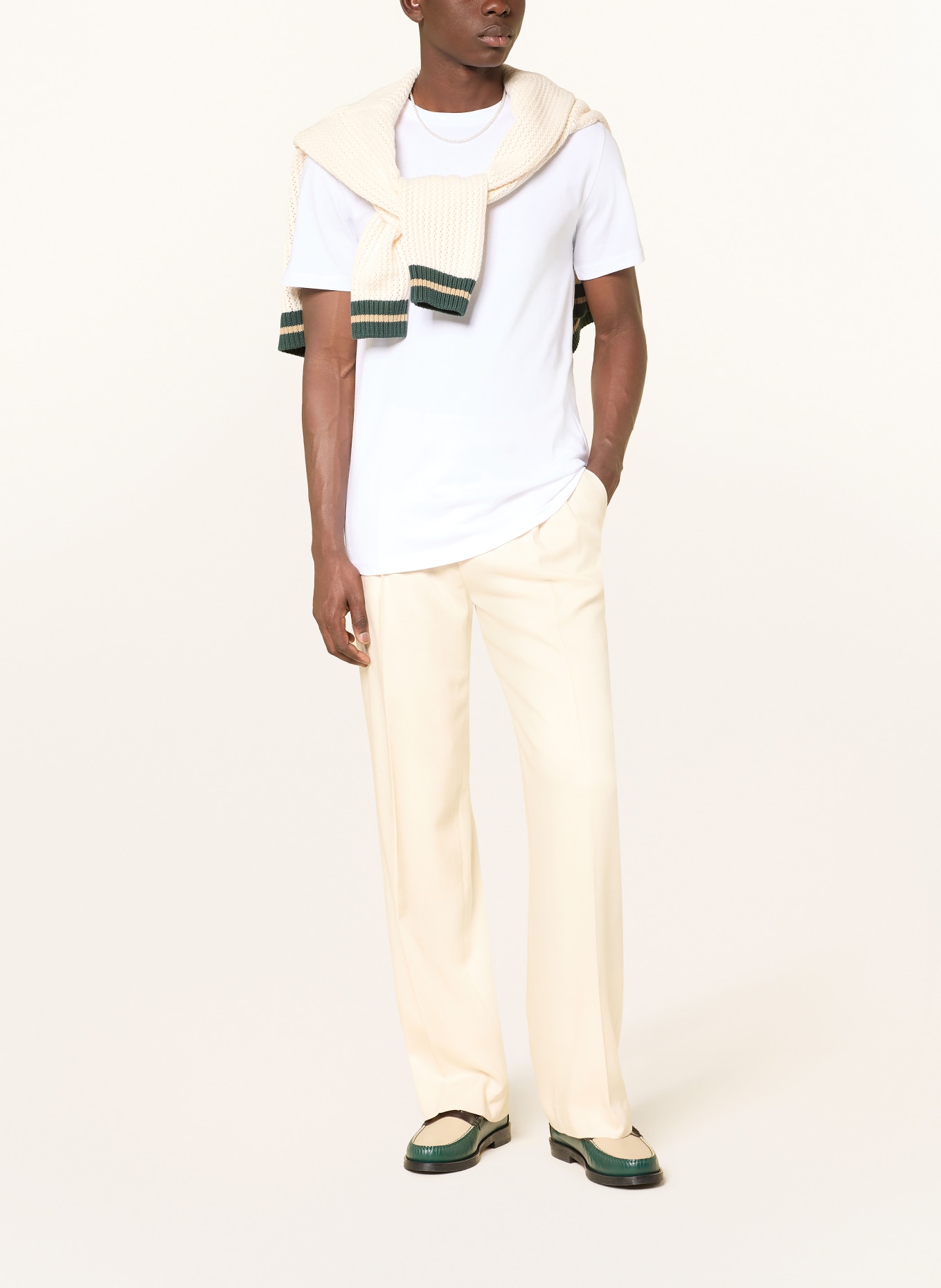 LES DEUX FLOWER T-shirt: WHITE / PURPLE / BLACK