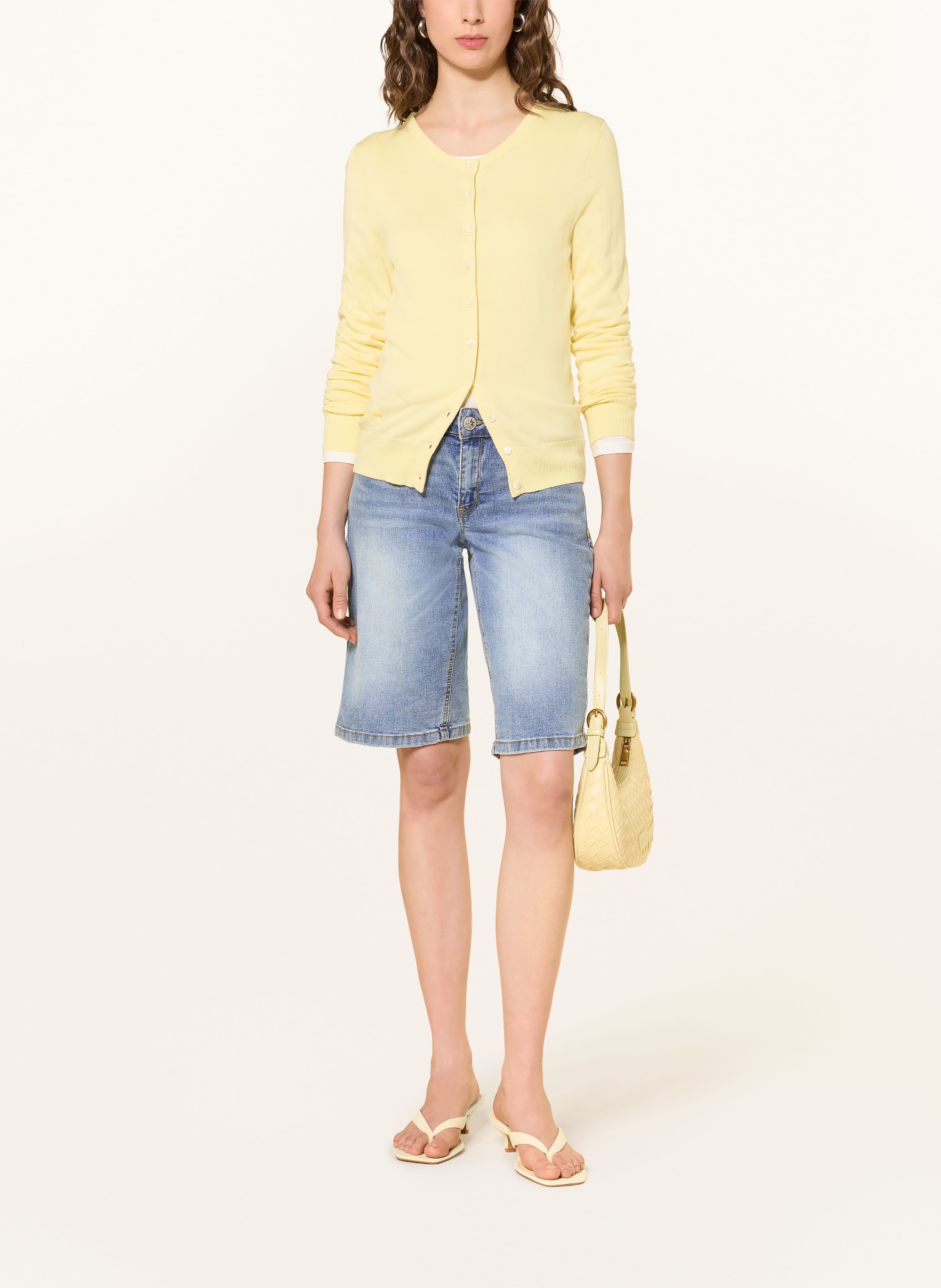 Buena Vista Jeansshort ITALY: 8162 light stone