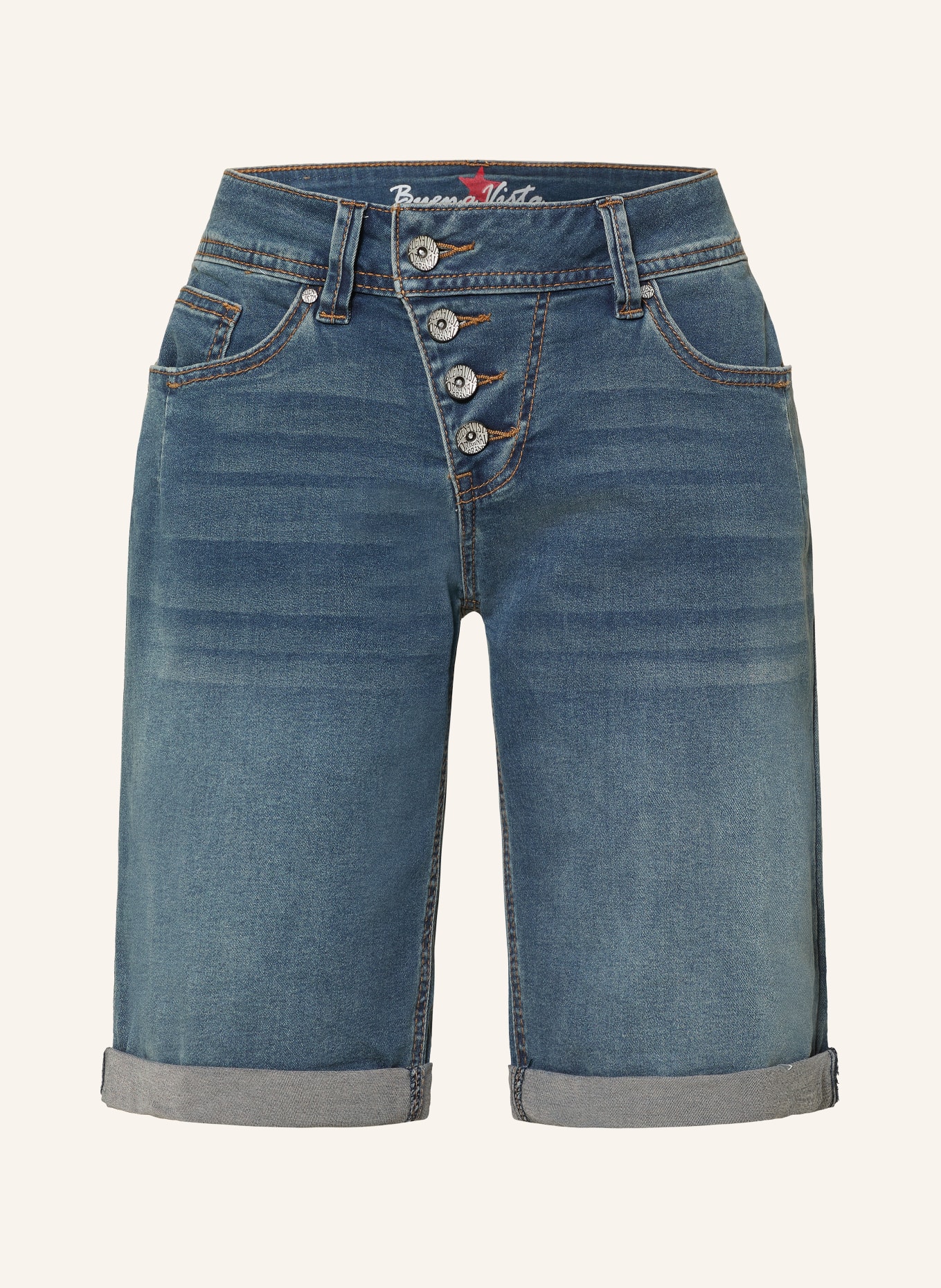 Buena Vista Džínové bermudy: 4452 dark stone