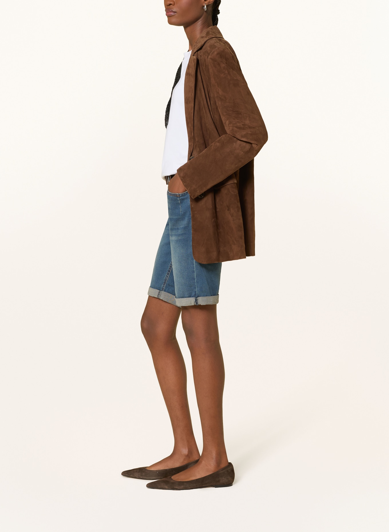 Buena Vista Džínové bermudy: 4452 dark stone