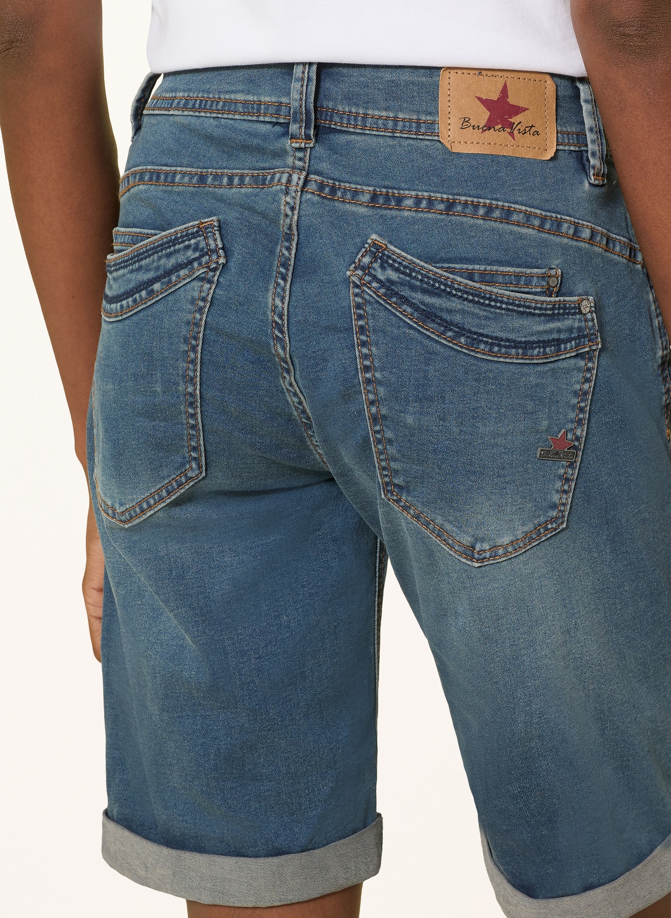 Buena Vista Džínové bermudy: 4452 dark stone