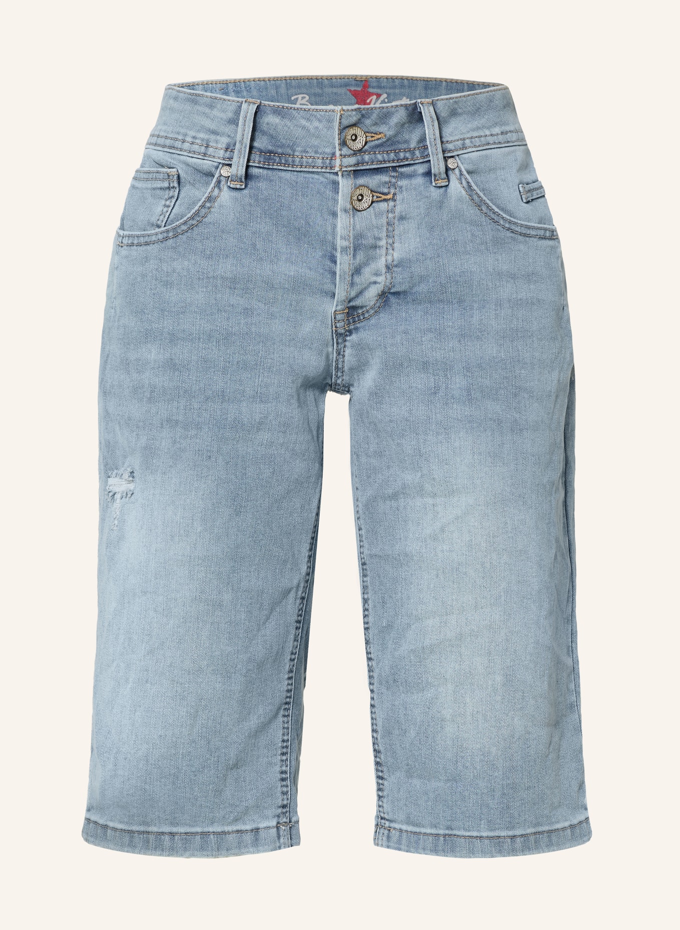 Buena Vista Jeans-Bermudas: 7972 light destroyed