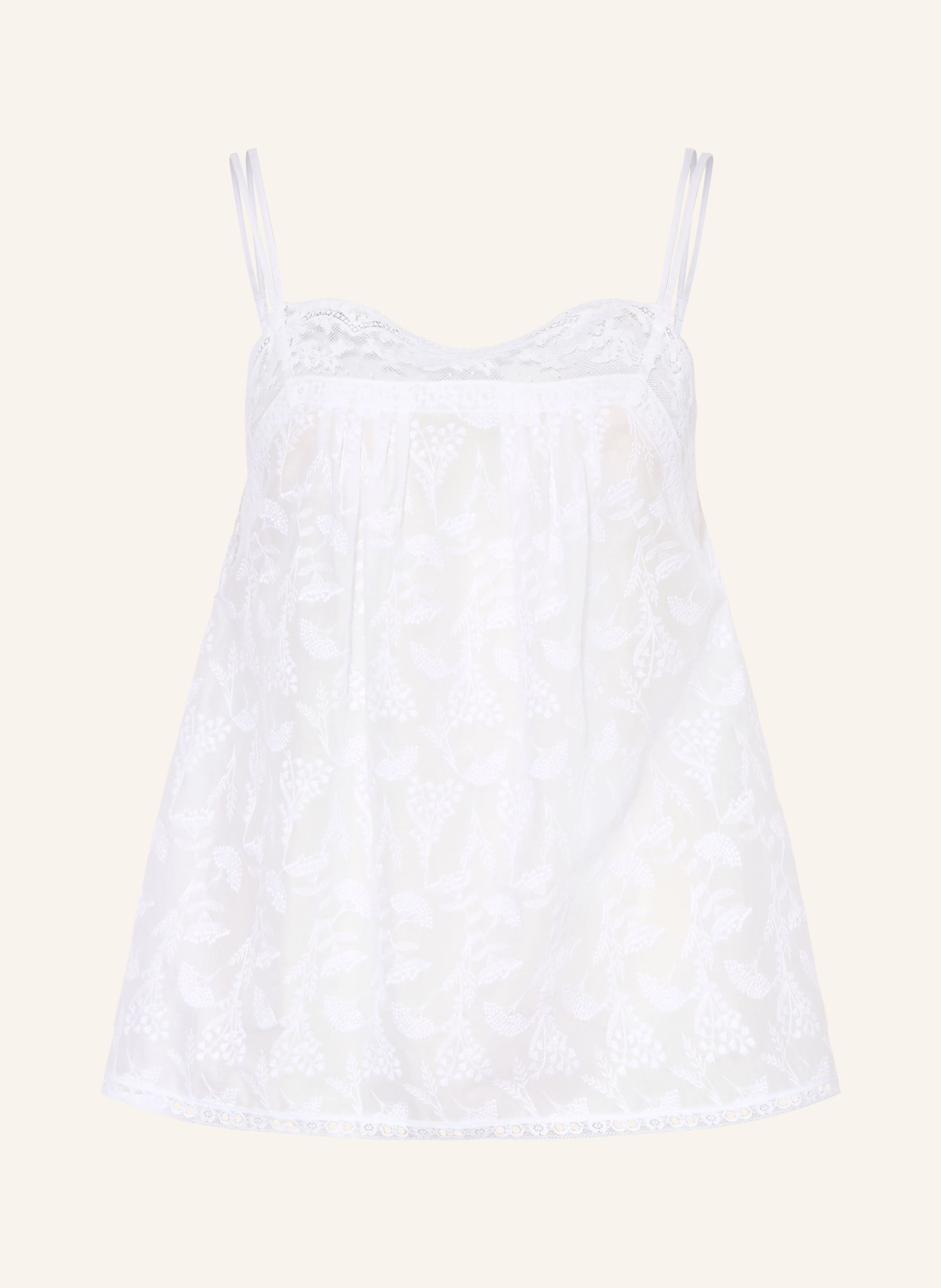 ERES Schlaftop AMANDE: WEISS