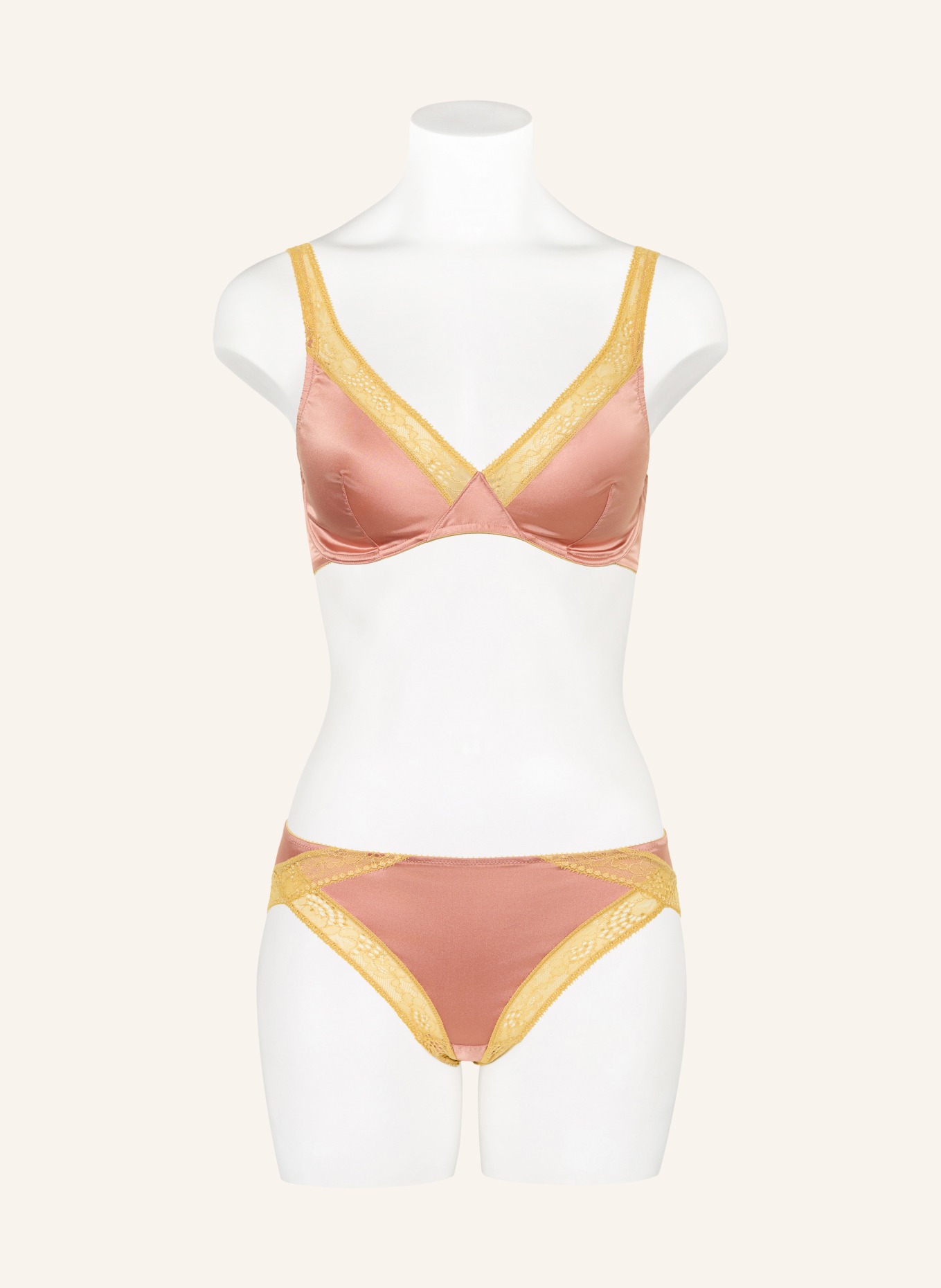 ERES COMPLICITÉ Underwire Bra with Silk: ROSE / GOLD
