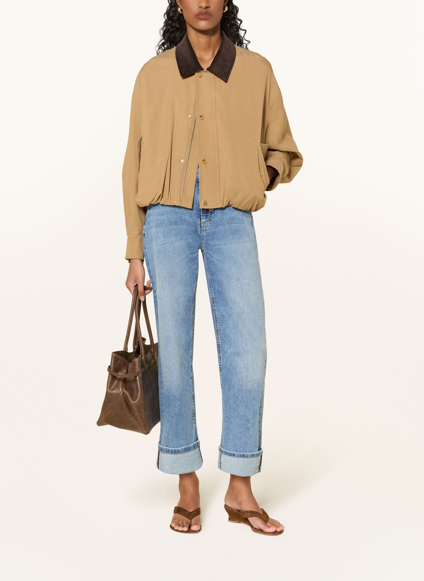 CAMBIO Cropped jeans GAIA: 5154 sun vibes used