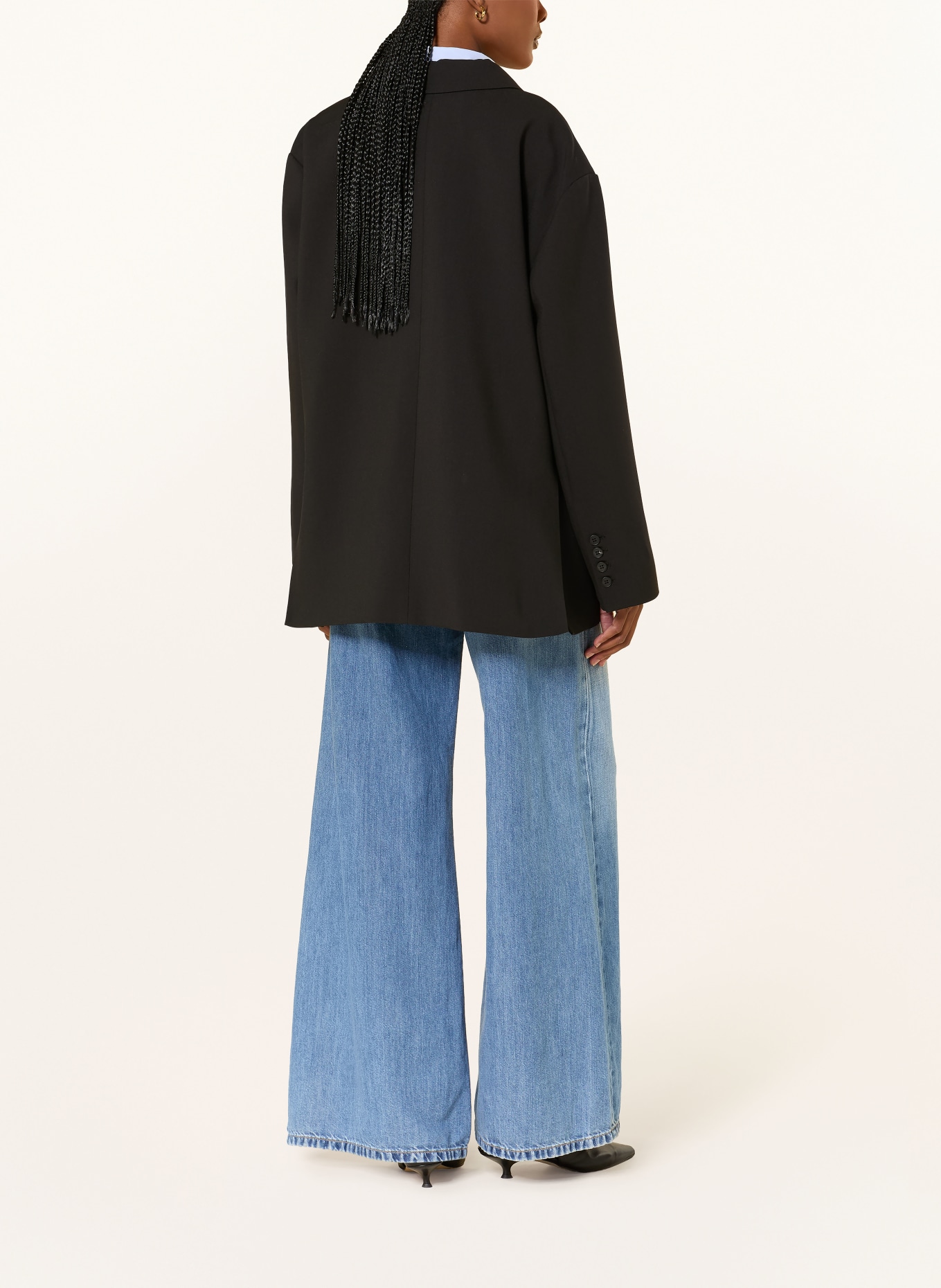 CAMBIO Džíny s širokými nohavicemi PALAZZO ADVANCE: 5194 city indigo