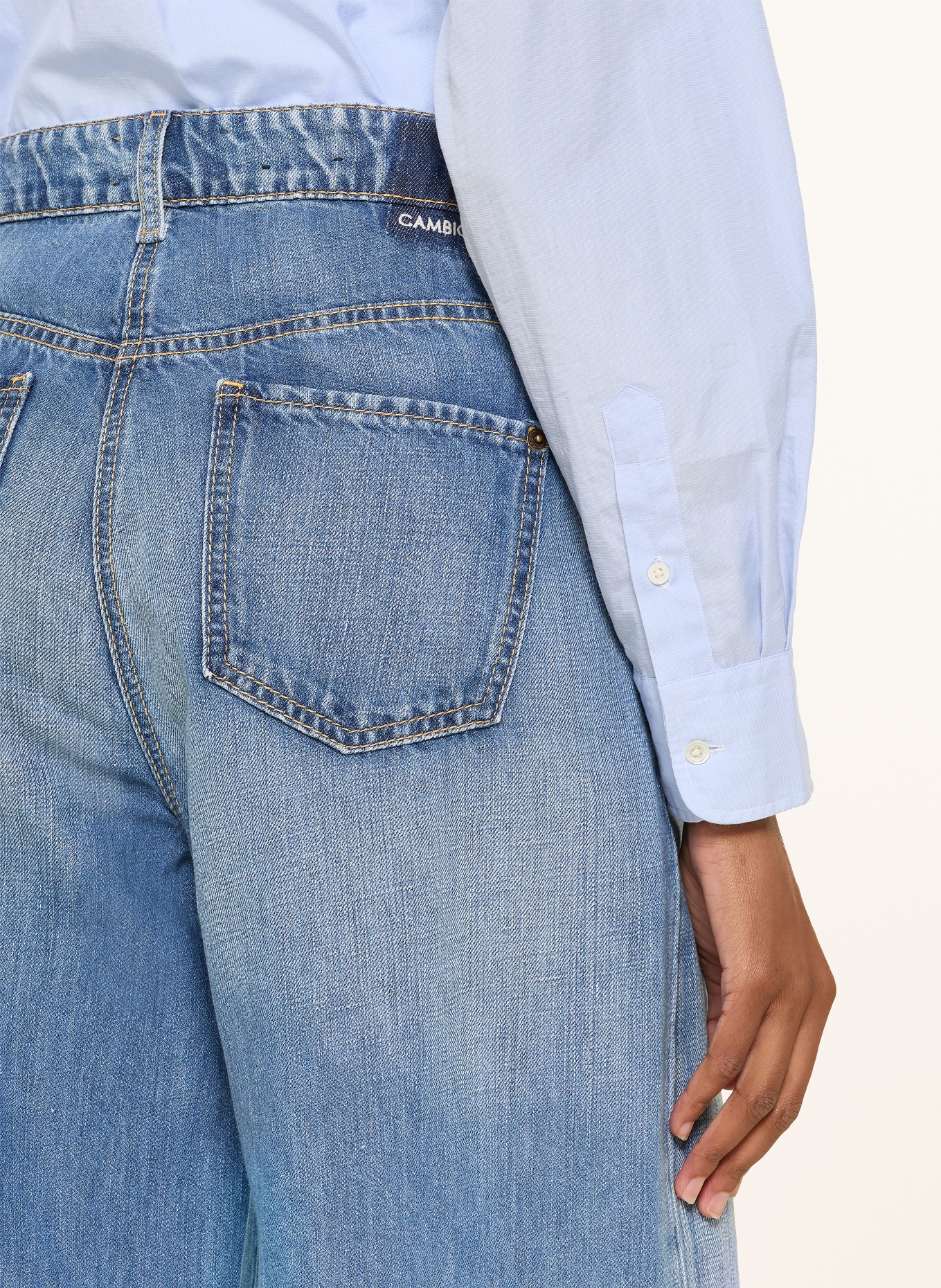 CAMBIO Džíny s širokými nohavicemi PALAZZO ADVANCE: 5194 city indigo