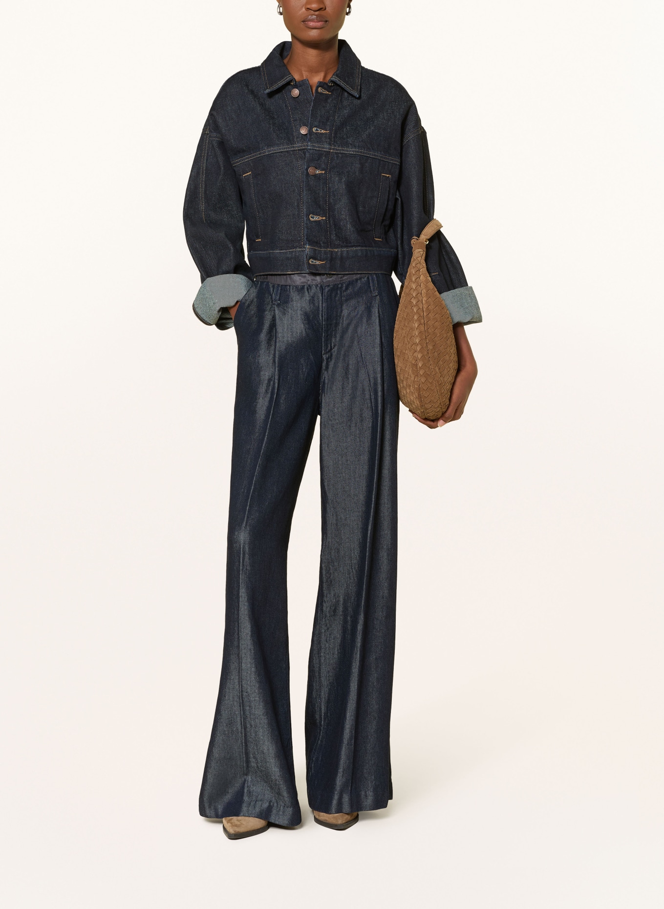 G-Star Dżinsy z szerokimi nogawkami FLUID: 082 RINSED