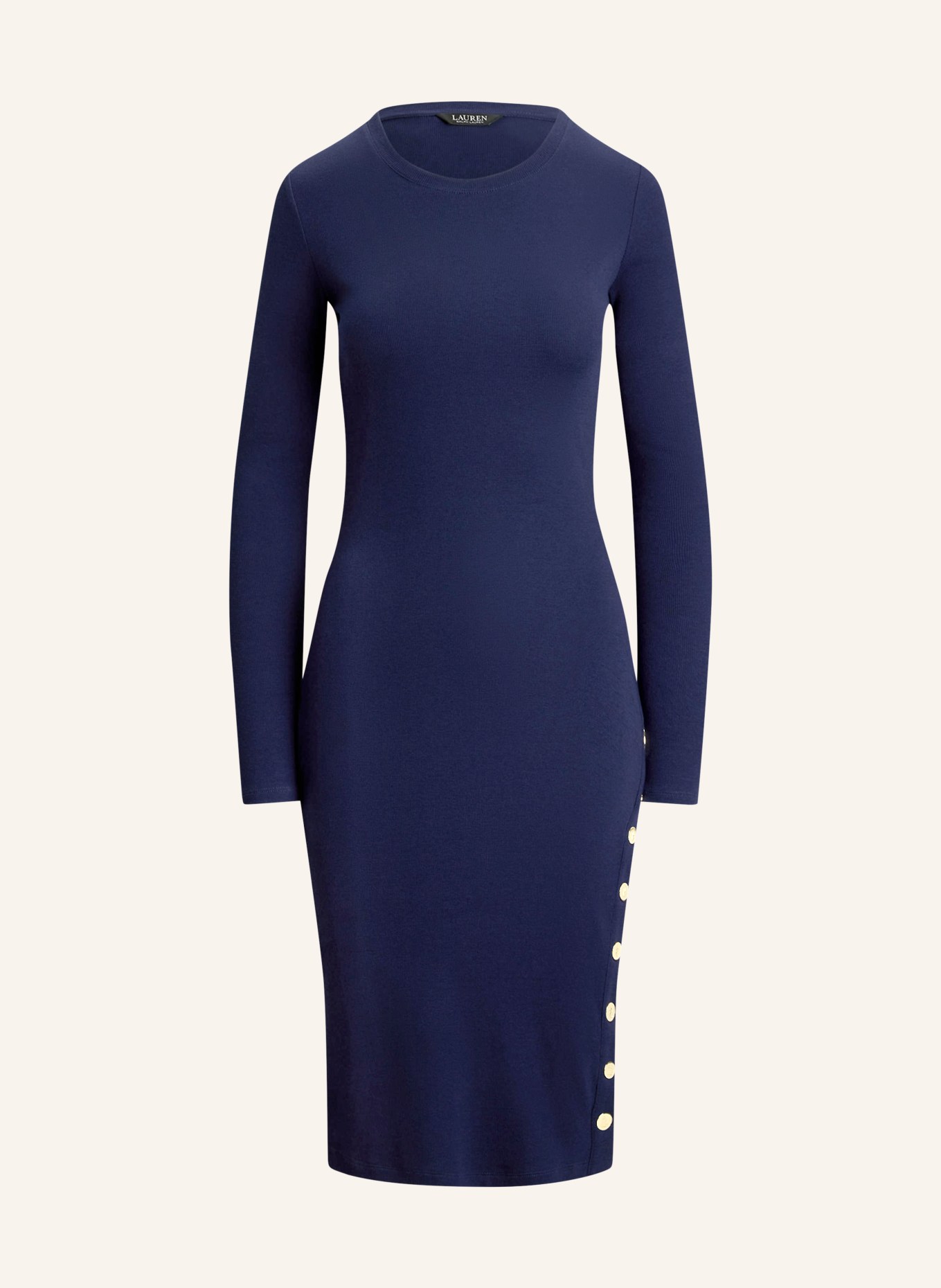 LAUREN RALPH LAUREN Jerseykleid: DUNKELBLAU