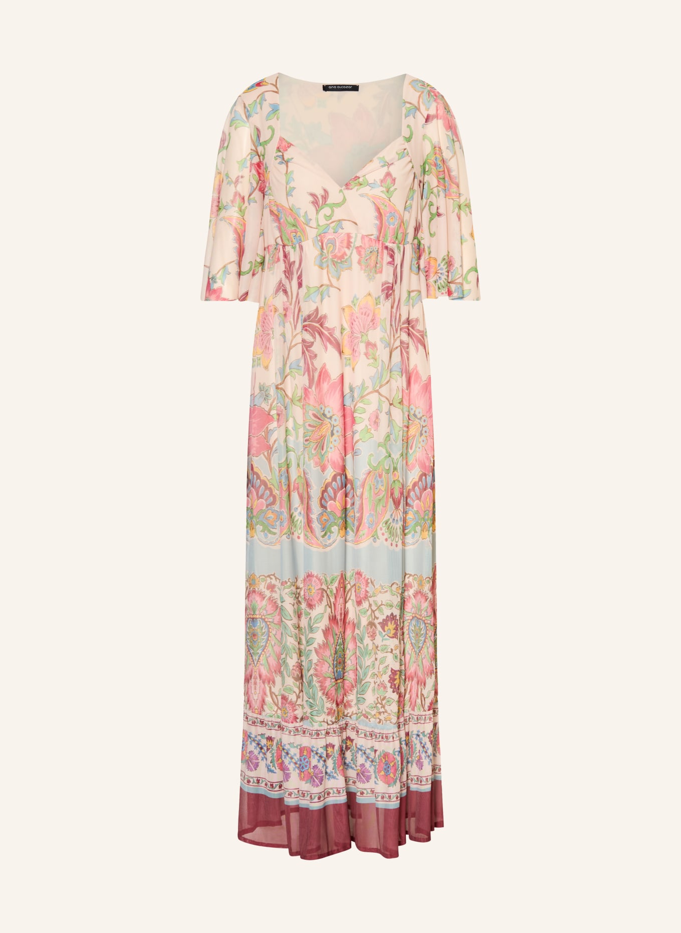 Ana Alcazar Rochie din plasă: BEJ / ROZ ANTIC / MENTĂ