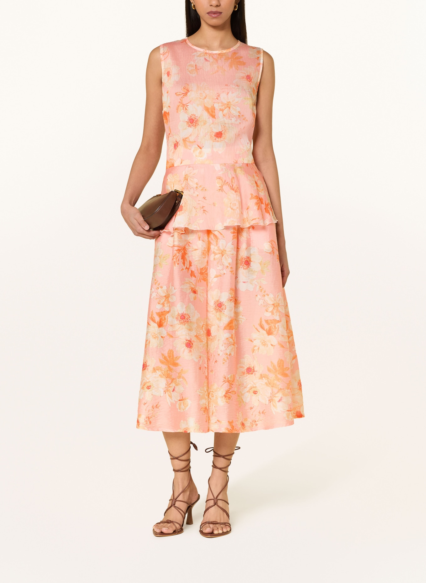 Ana Alcazar blouse: ROSE / CRÈME / ORANGE