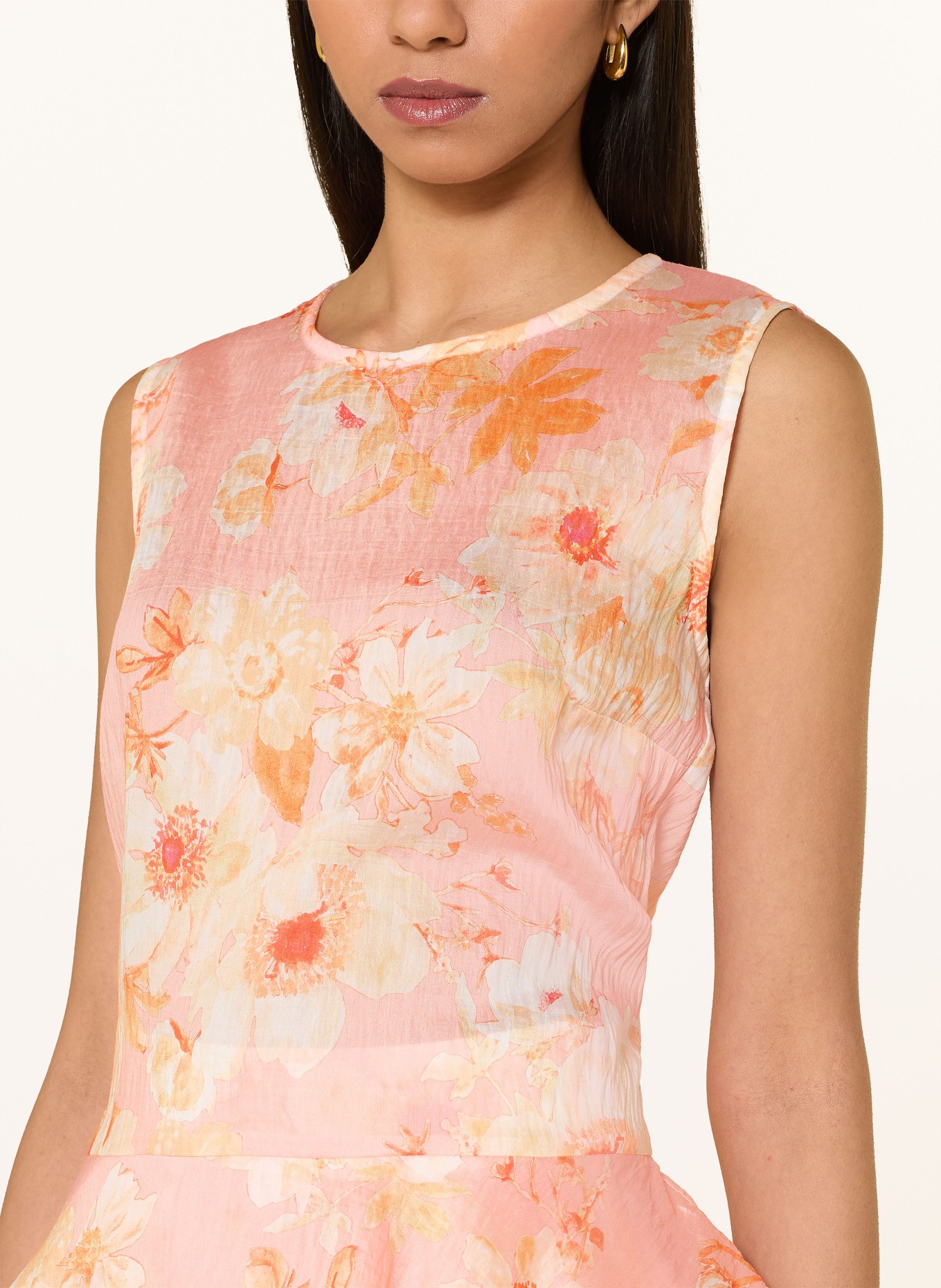 Ana Alcazar blouse: ROSE / CRÈME / ORANGE