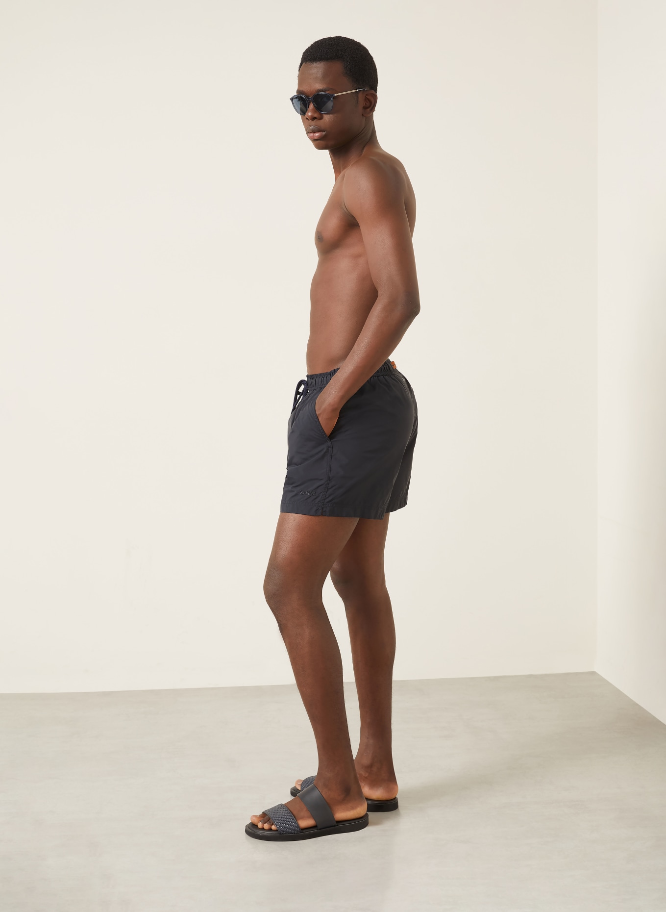 ZEGNA Badeshorts: DUNKELBLAU