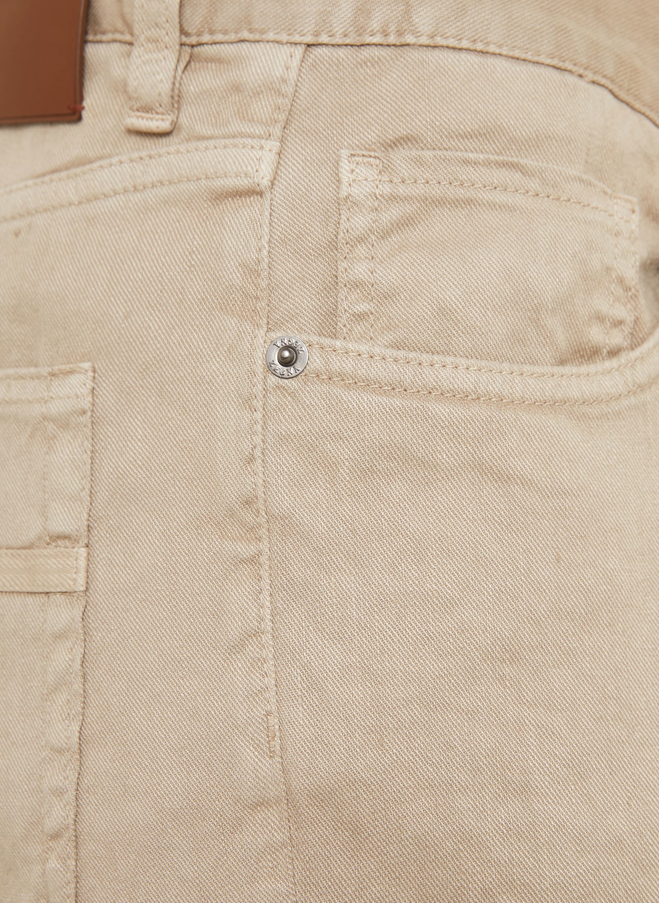 ZEGNA Slim fit pants with linen: N02 MID BEIGE SOLID