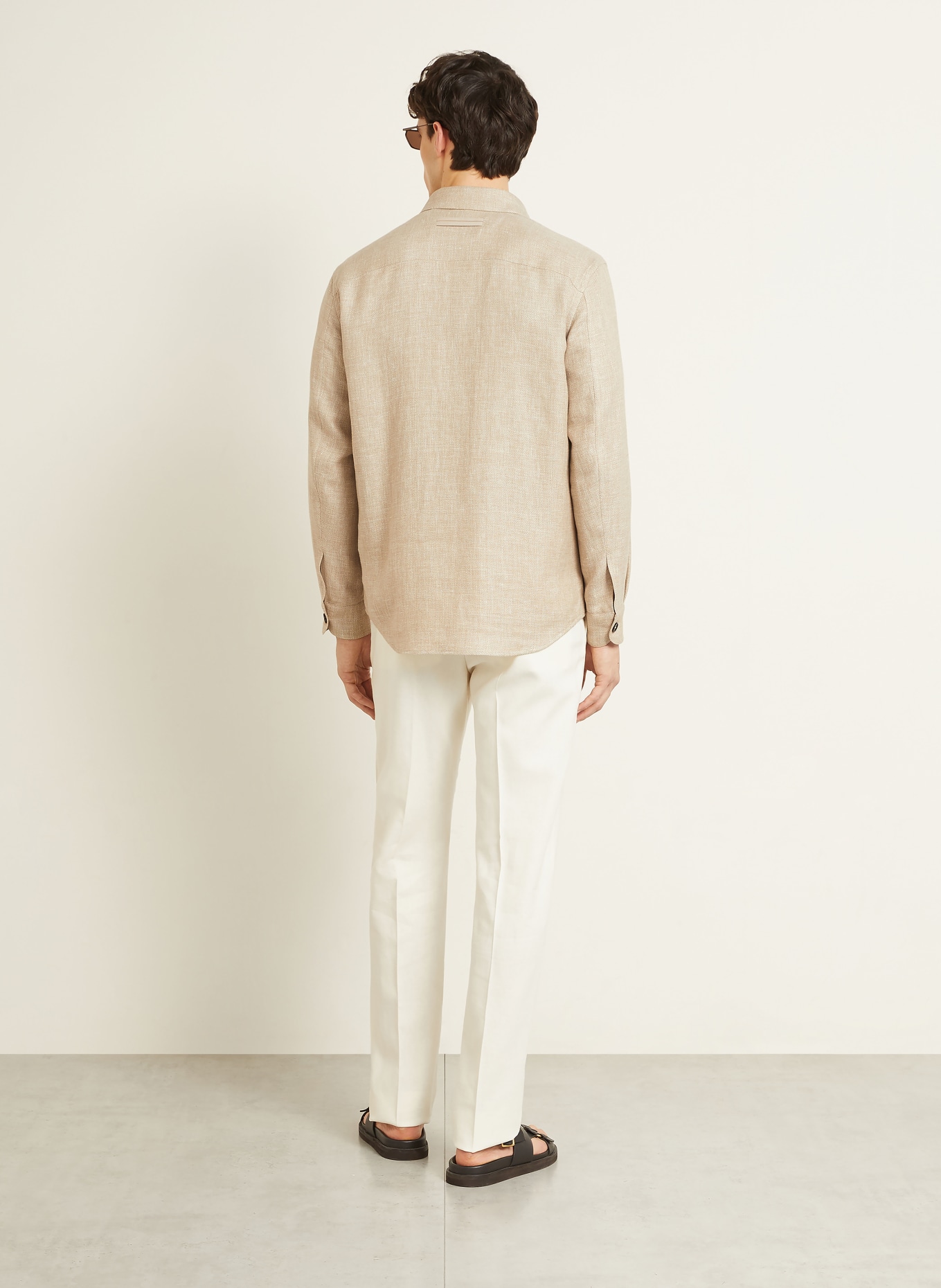 ZEGNA Surveste en cachemire: BEIGE
