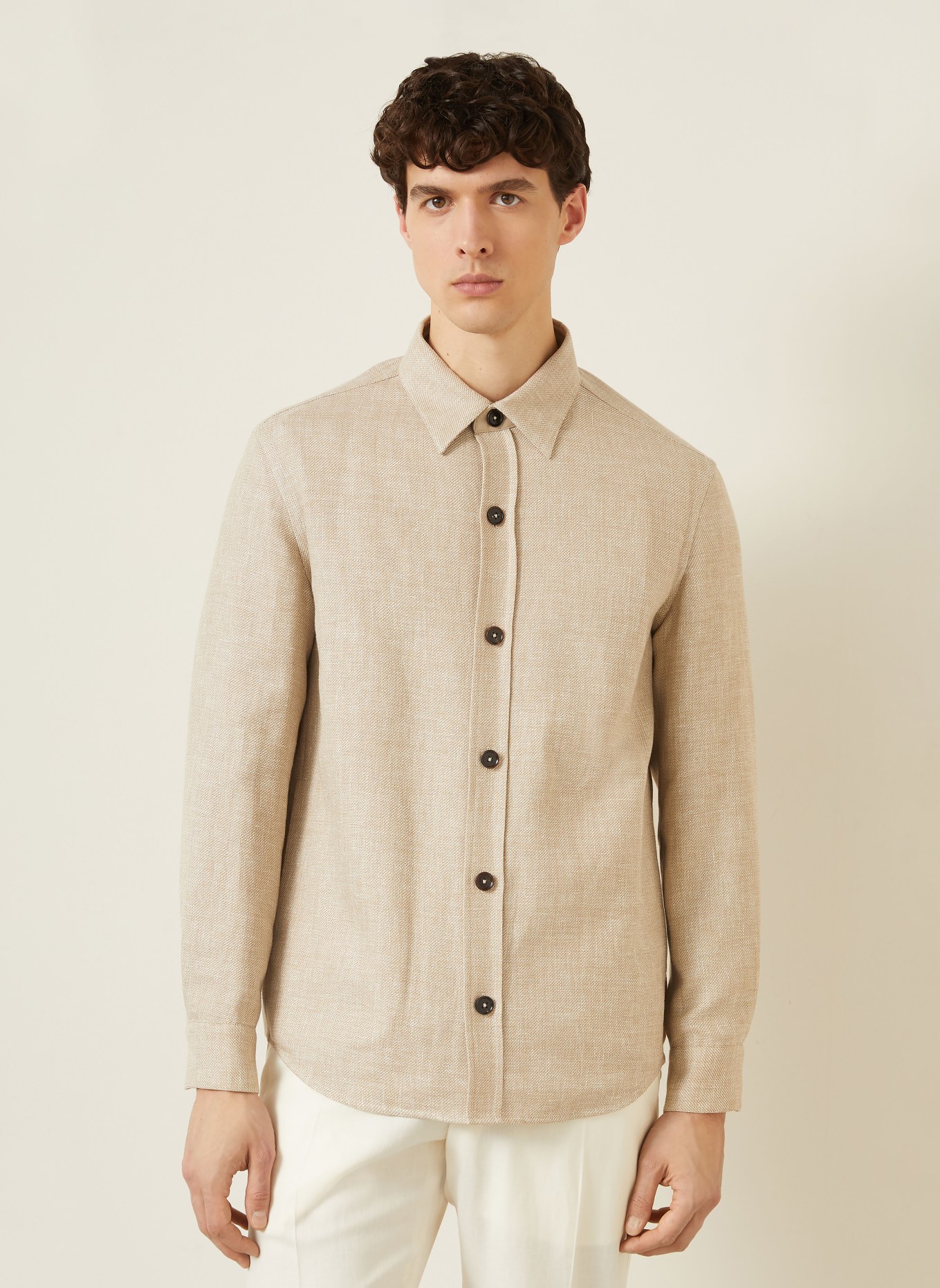 ZEGNA Surveste en cachemire: BEIGE