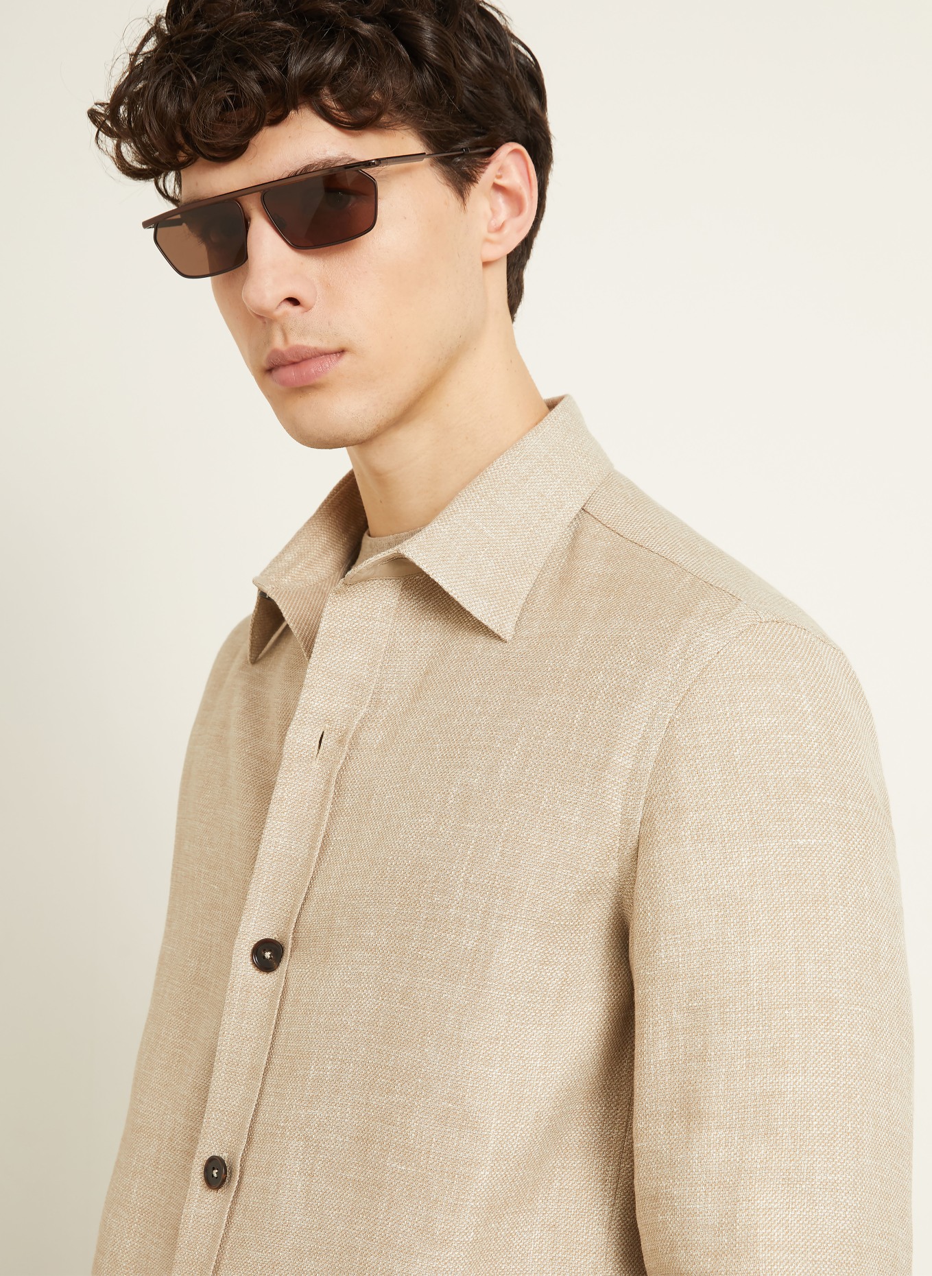 ZEGNA Surveste en cachemire: BEIGE